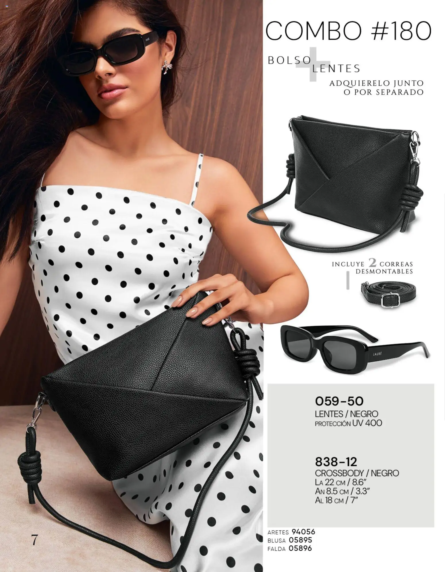Nuevas ofertas de Cklass válidas en toda la República Mexicana desde el 08/07/2026. ¡Encuentra las mejores ofertas en Cklass catálogo Gala y glamour! | Página: 107 | Productos: Lentes, Bolso, Aretes, Falda