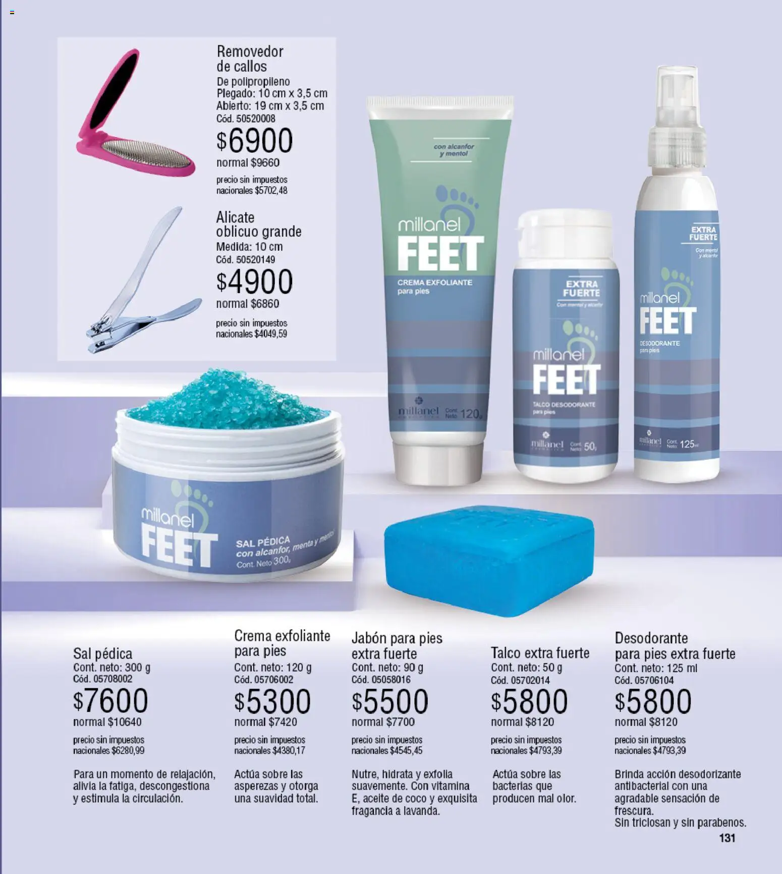 Millanel - Catálogo │ válido desde el 20/07/2026 | Página: 155 | Productos: Fragancia, Sal, Jabón, Crema
