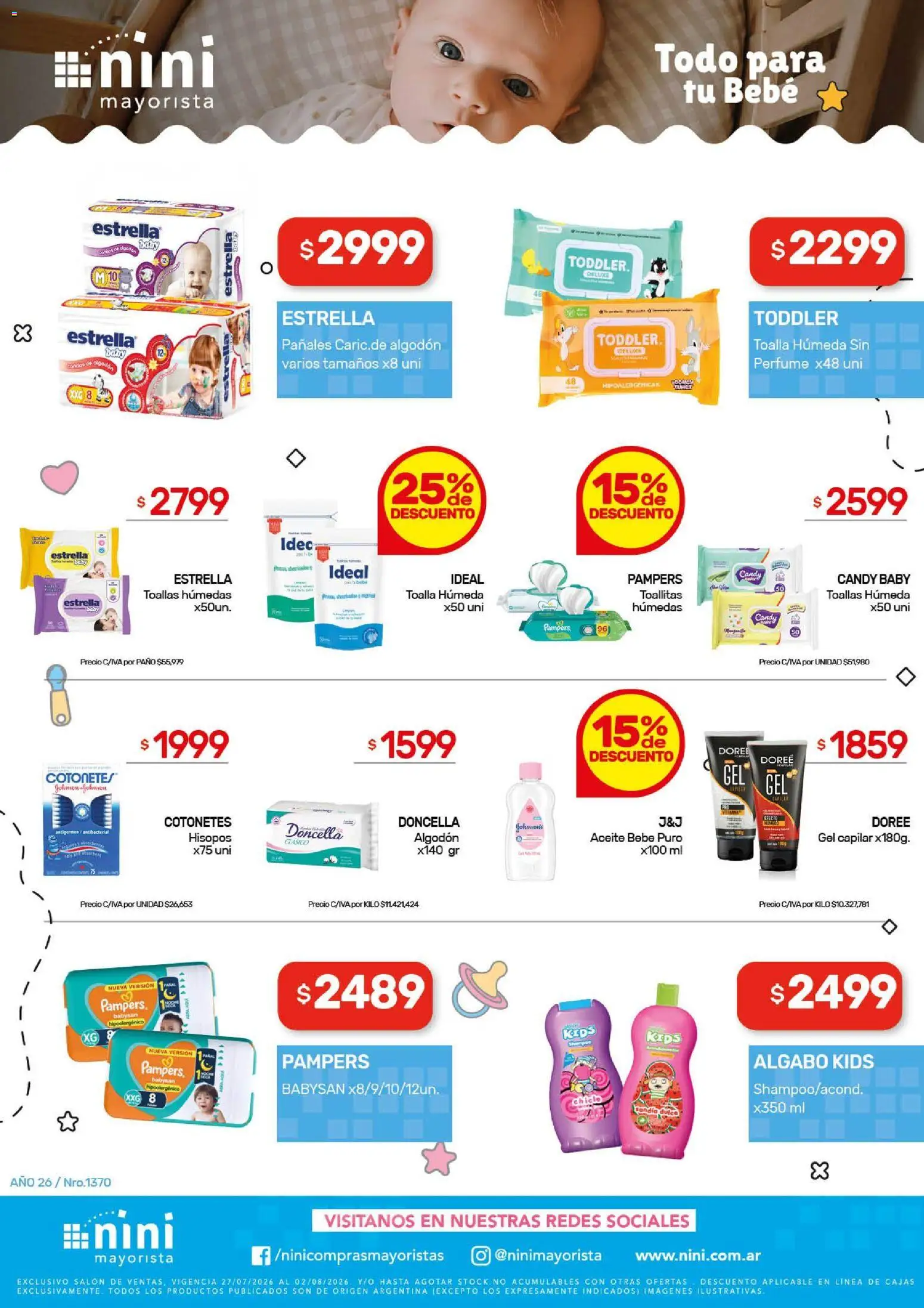 NINI Mayorista ofertas │ válido desde el 27/07/2026 | Página: 5