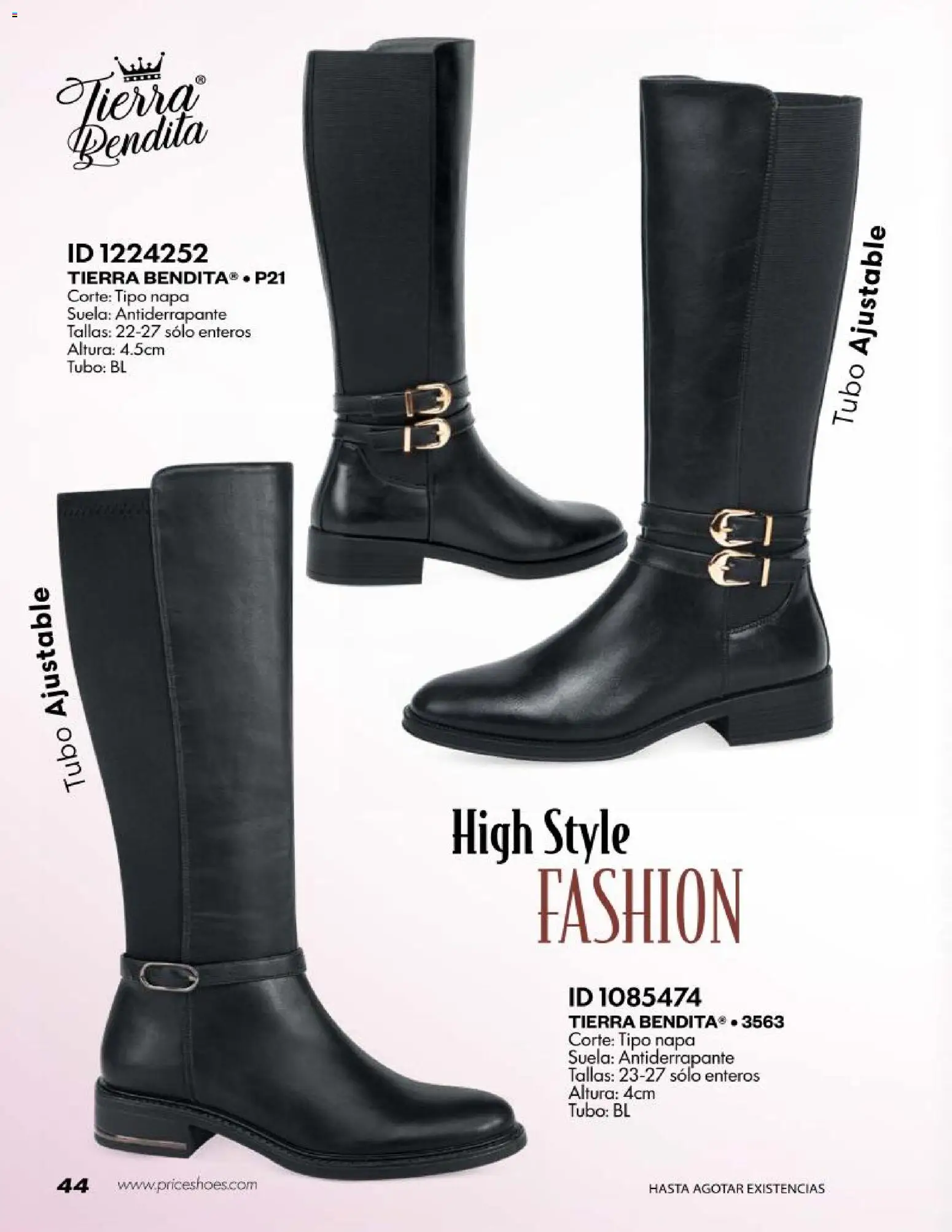 Nuevas ofertas de Price Shoes válidas en toda la República Mexicana desde el 20/10/2026. ¡Encuentra las mejores ofertas en Price Shoes catálogo Botas Largas! | Página: 18