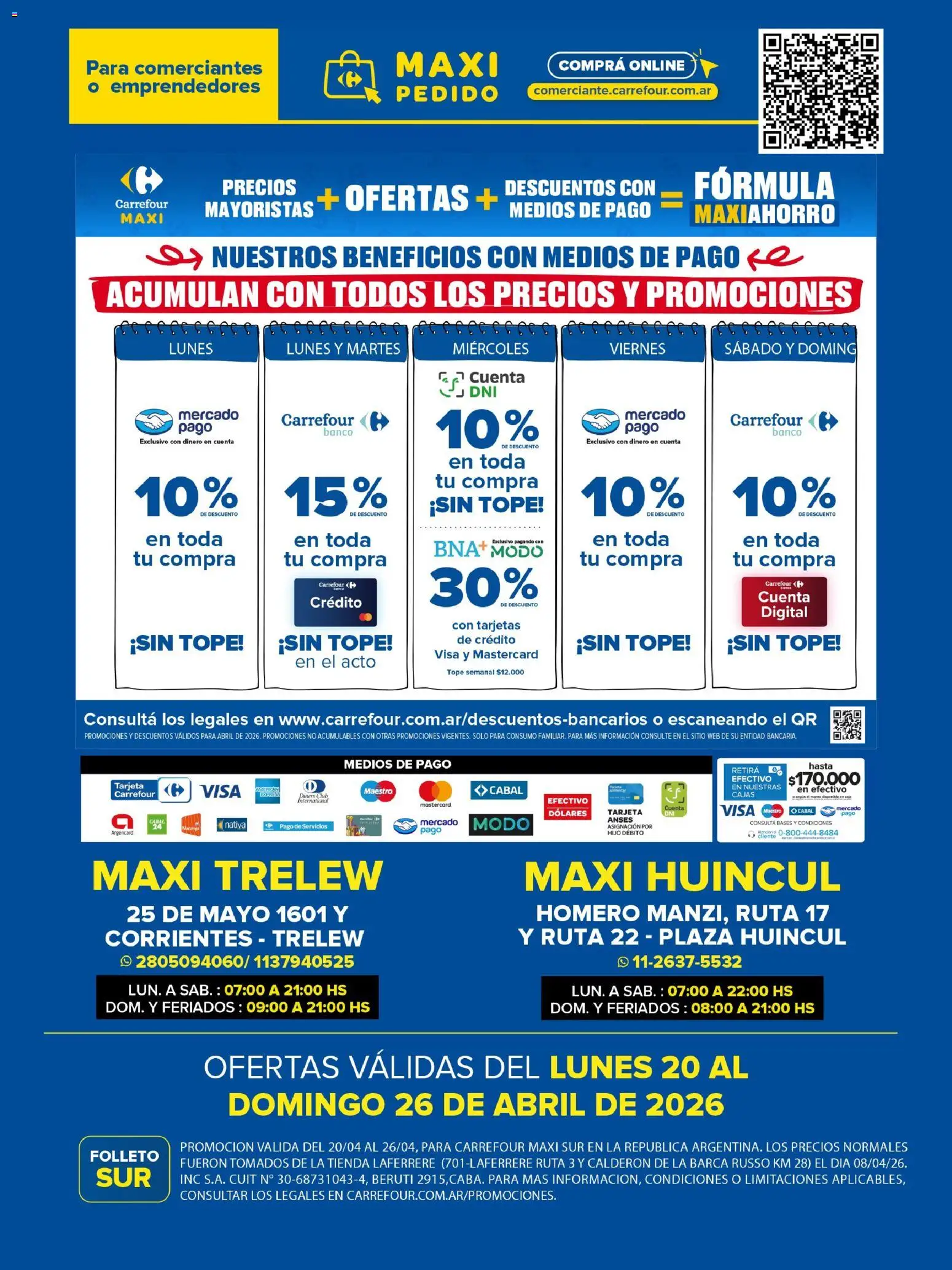 Carrefour Maxi catálogo │ válido desde el 20.04.2026 | Página: 26 | Productos: Banco