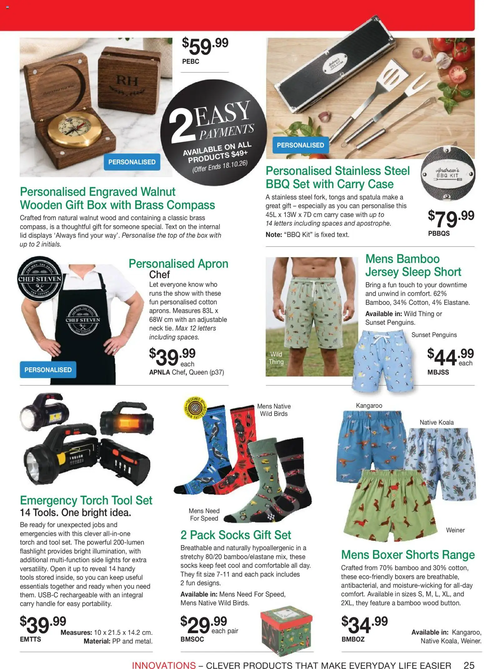 Innovations catalogue - valid from 23/09/2026 | Page: 25 | Products: Jersey, Boxer shorts, Case, Flashlight