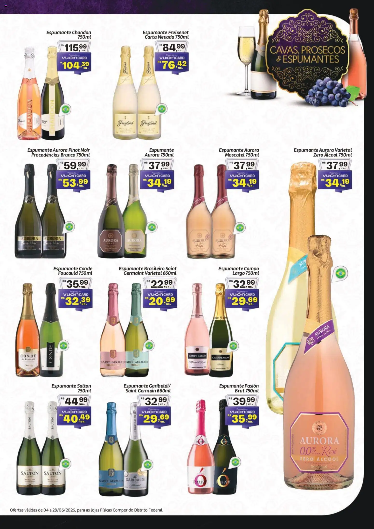 Comper Folheto - válido de 04/06/2026 | Página: 9 | Produtos: Espumante