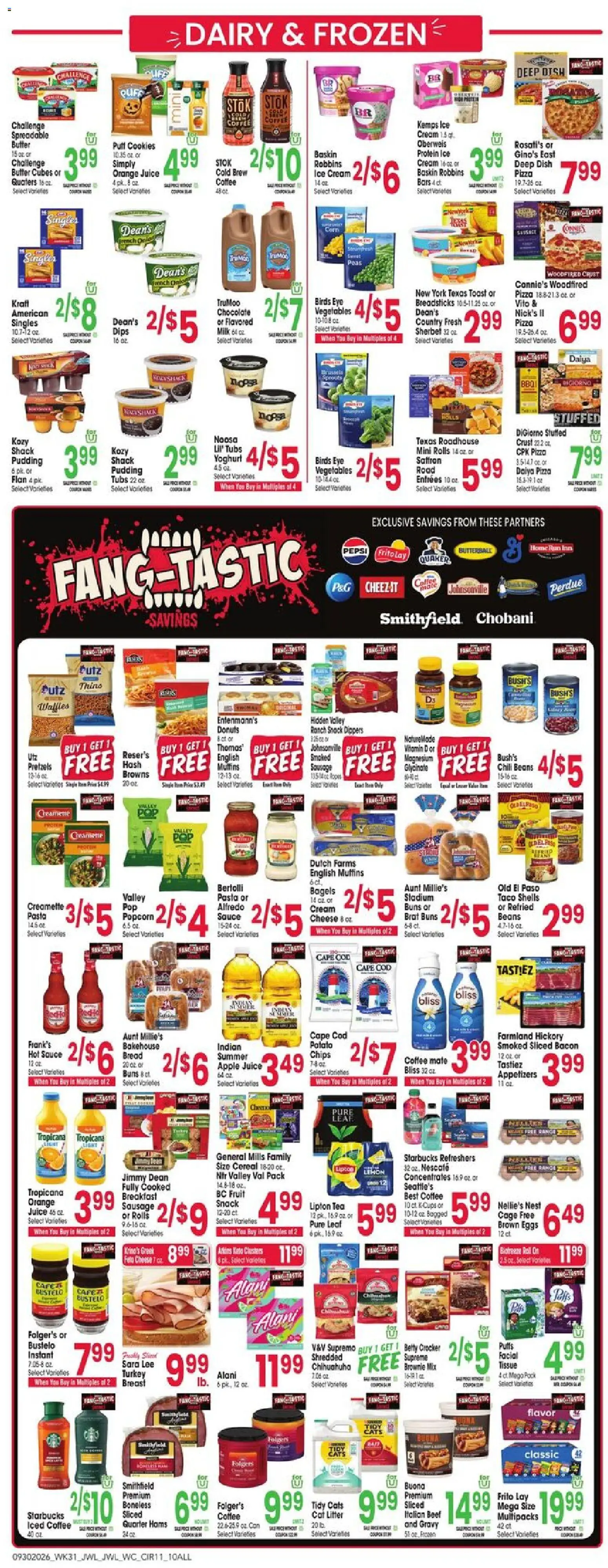 Jewel Osco Weekly Ad - IN - valid from 09/30/2026 | Page: 11 | Products: Eggs, Protein, Pasta, Chips