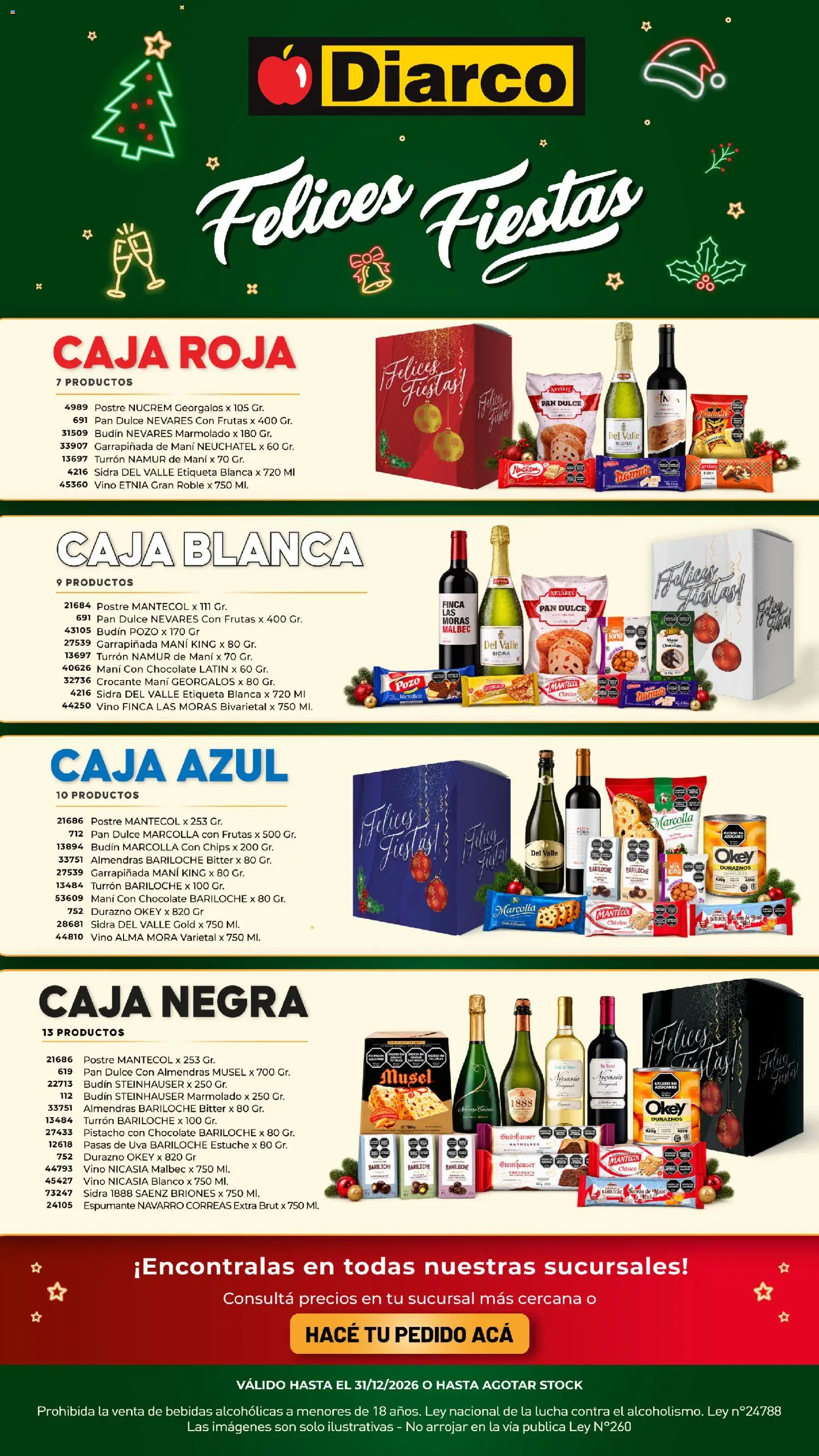 Diarco - CAJAS NAVIDEÑAS │ válido desde el 23/10/2026 | Página: 1