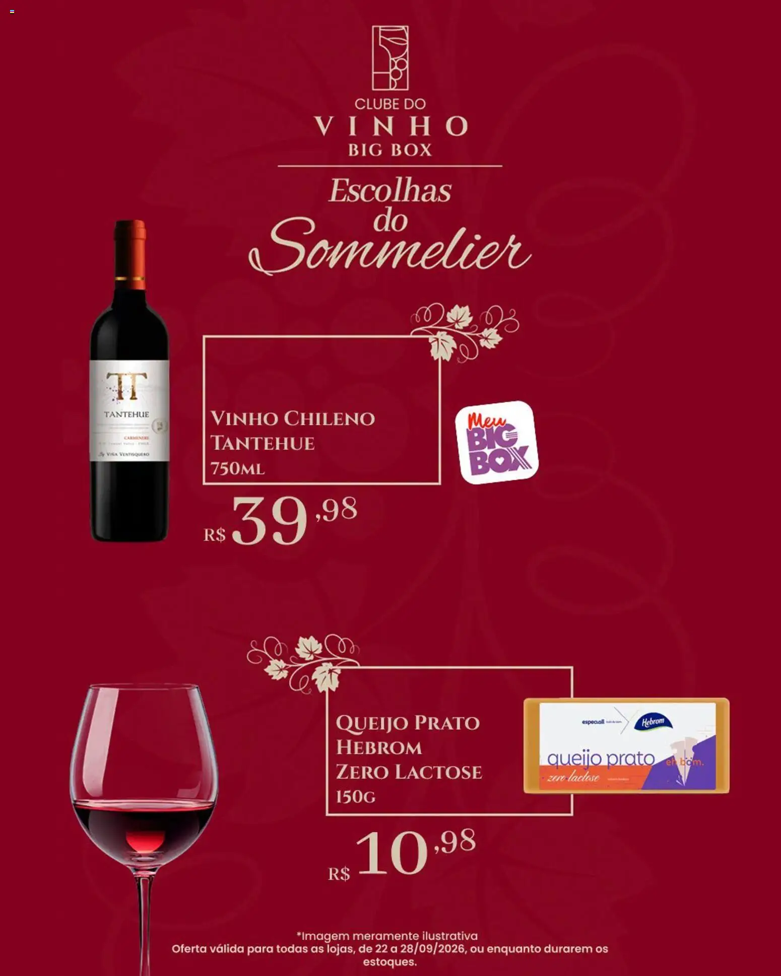 Big Box Folheto - válido de 22/09/2026 | Página: 7 | Produtos: Queijo, Vinho