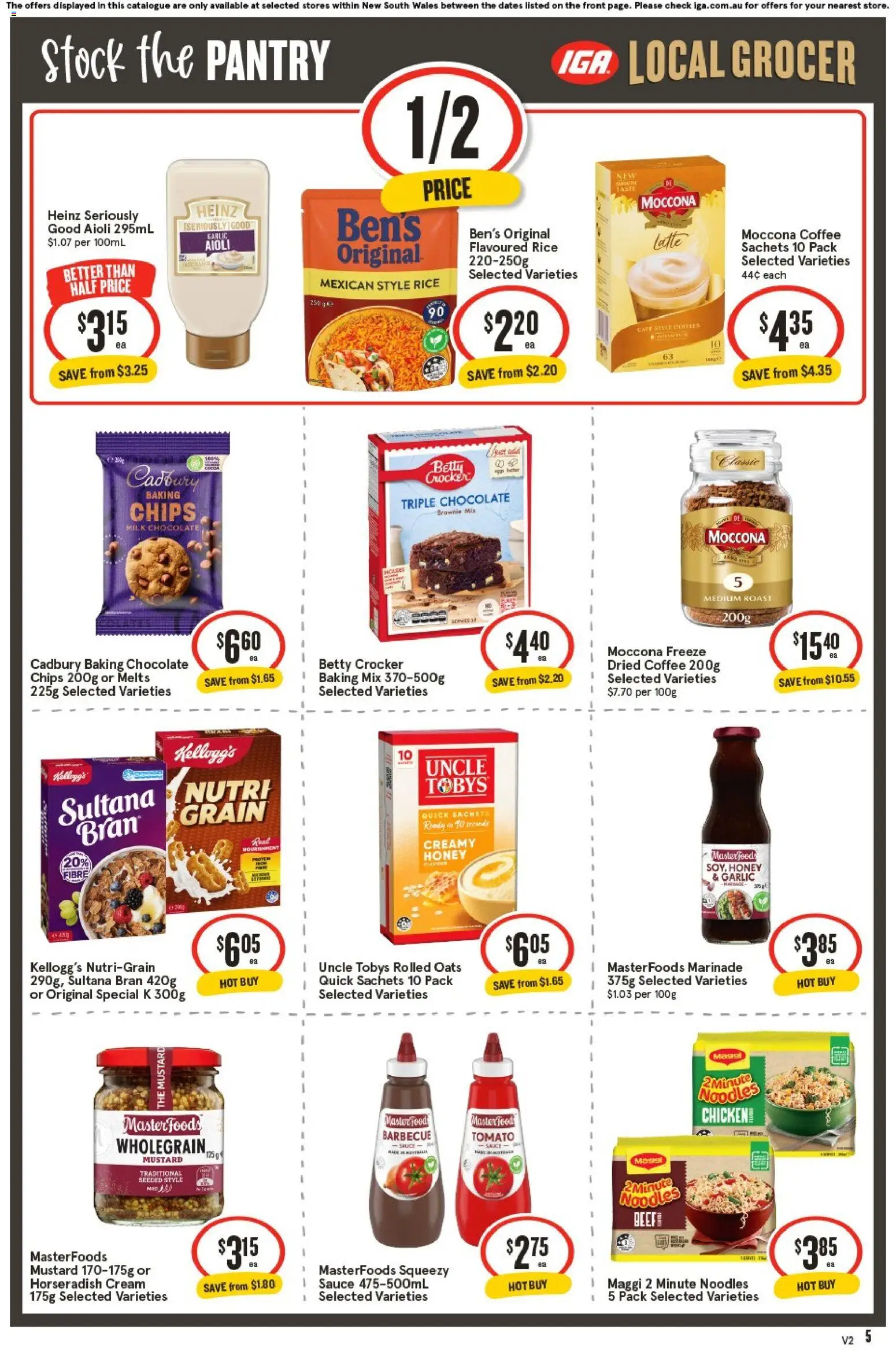 IGA catalogue - valid from 02/09/2026 | Page: 6 | Products: Horseradish, Mustard, Oats, Sauce