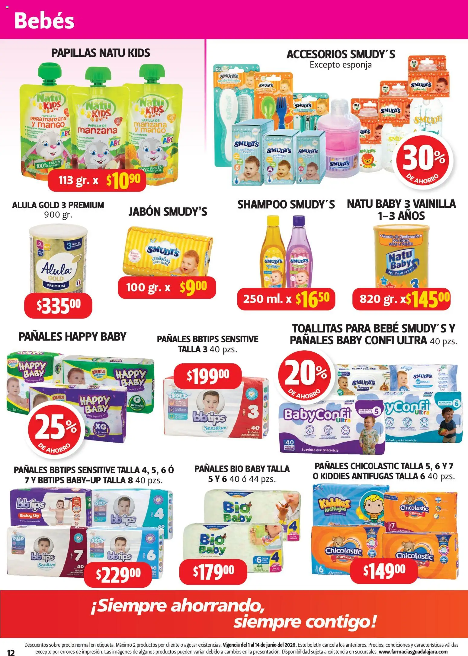 Nuevas ofertas de Farmacia Guadalajara válidas en toda la República Mexicana desde el 01.06.2026. ¡Encuentra las mejores ofertas en Farmacia Guadalajara catálogo! | Página: 12