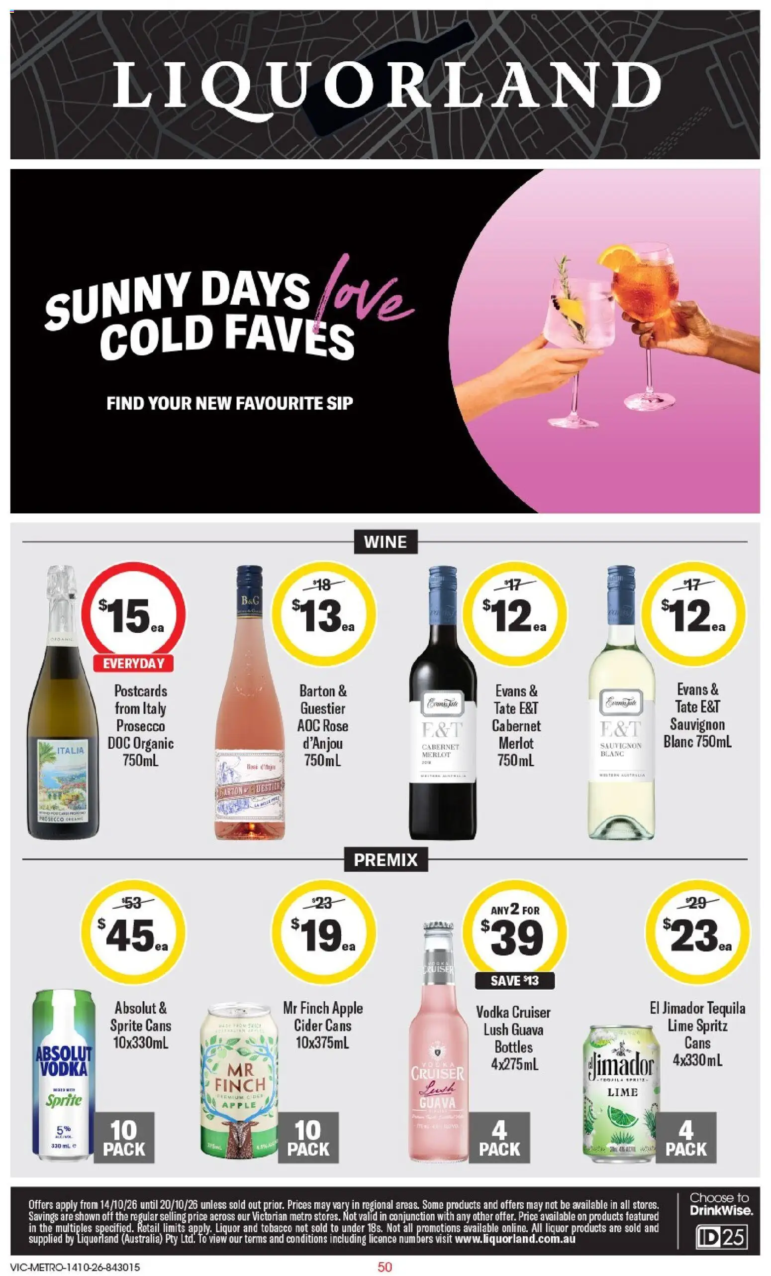 Liquorland catalogue - valid from 14/10/2026 | Page: 1