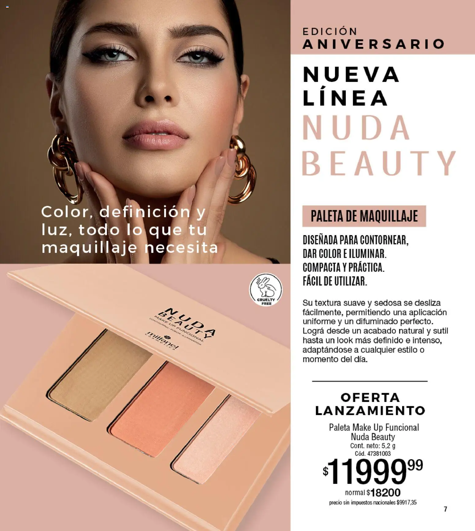 Millanel - Catálogo │ válido desde el 30/03/2026 | Página: 7 | Productos: Maquillaje, Paleta
