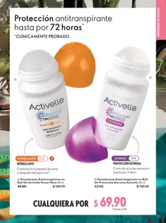 Vista previa de Oriflame campaña 10 2026, nuevo folleto de la tienda, válido en México a partir del 11/07/2026 | Página: 125 | Productos: Desodorante, Antitranspirante