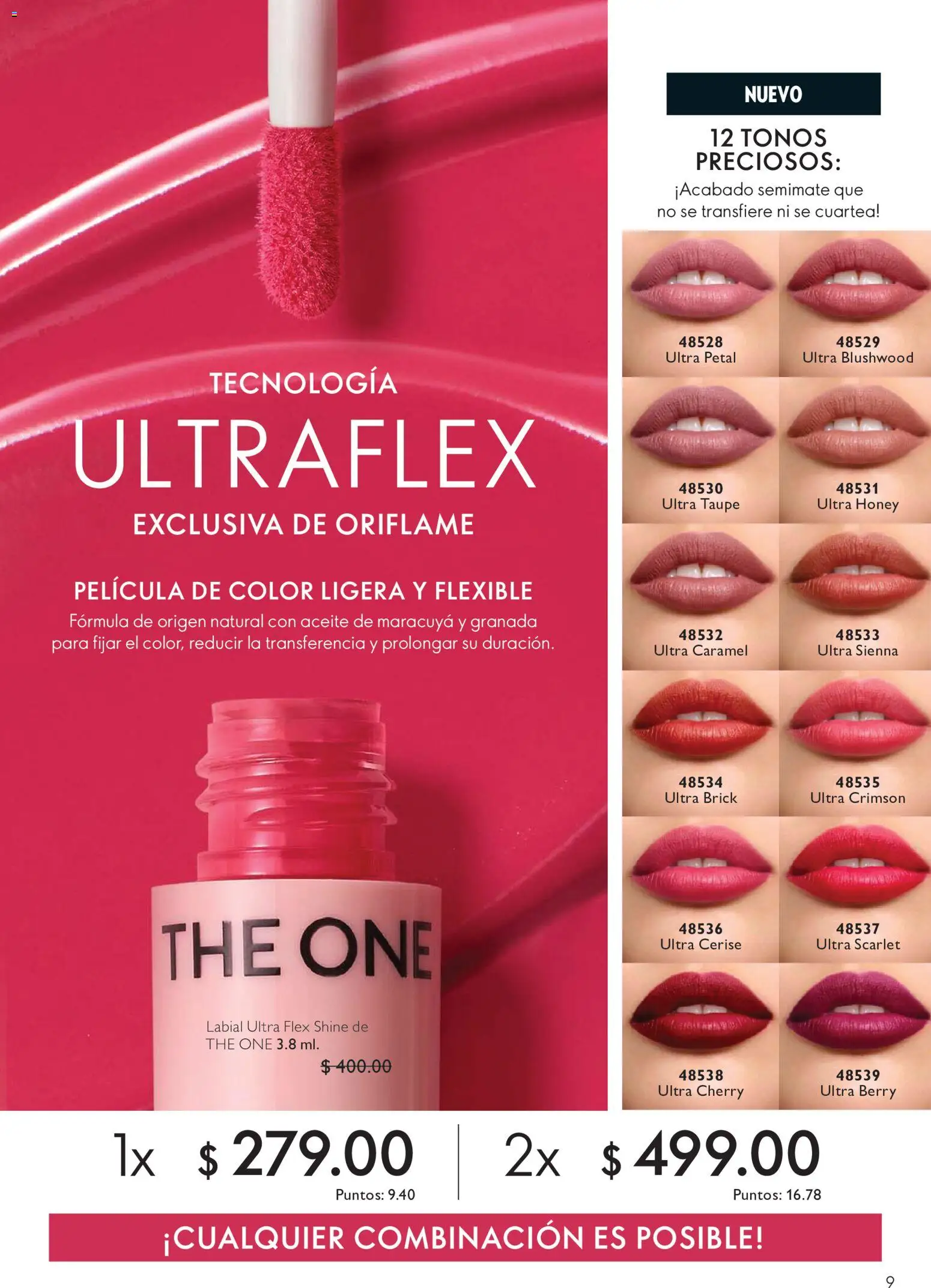 Nuevas ofertas de Oriflame válidas en toda la República Mexicana desde el 03/10/2026. ¡Encuentra las mejores ofertas en Oriflame campaña 14 2026! | Página: 9