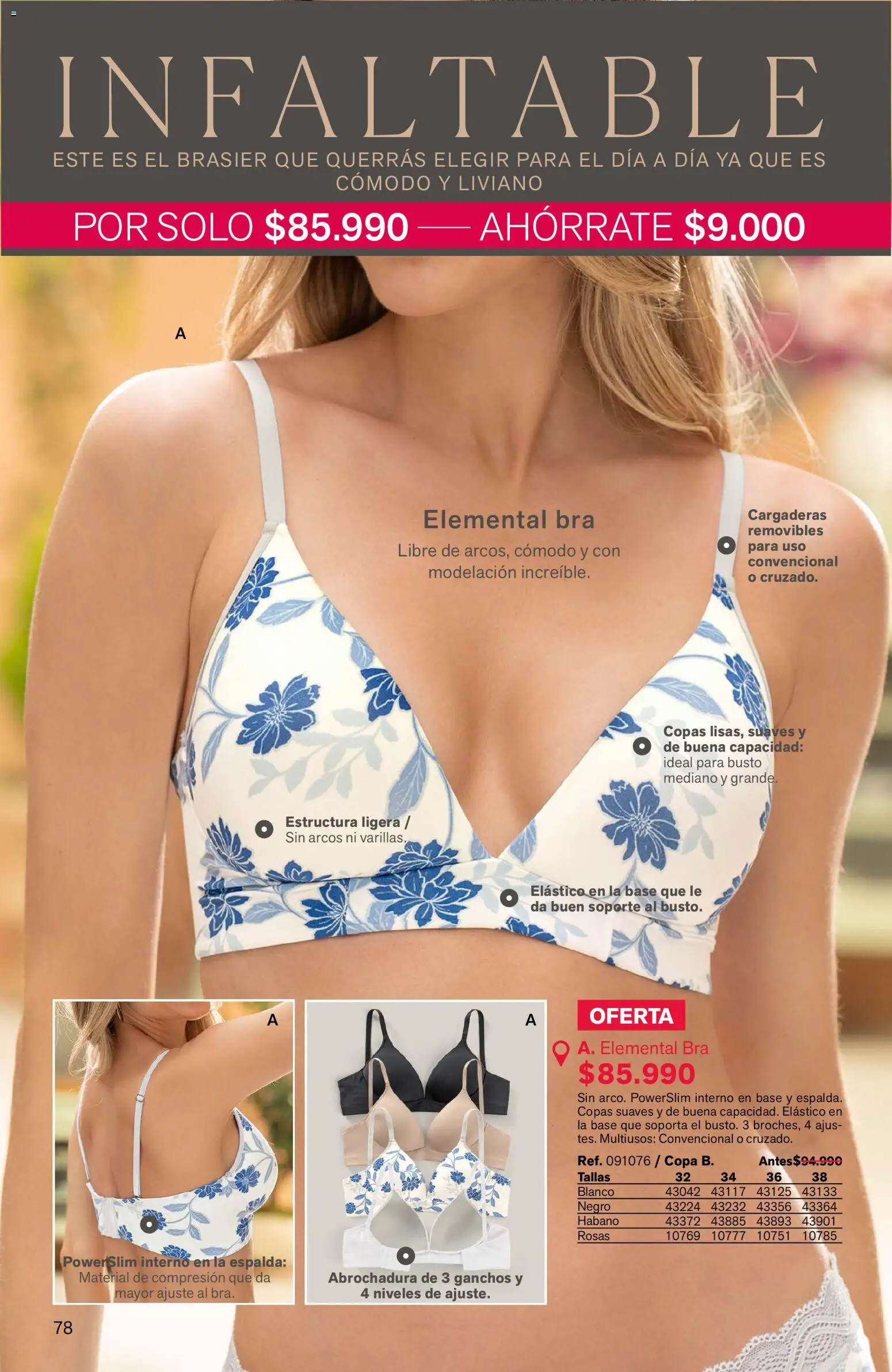 Leonisa revista - valida desde el 04.06.2026 | Página: 78 | Productos: Brasier