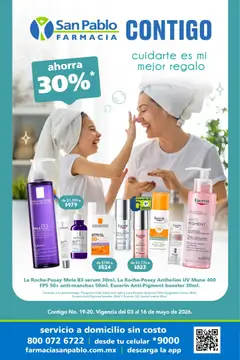 Vista previa de Farmacia San Pablo catálogo, nuevo folleto de la tienda, válido en México a partir del 03.05.2026
