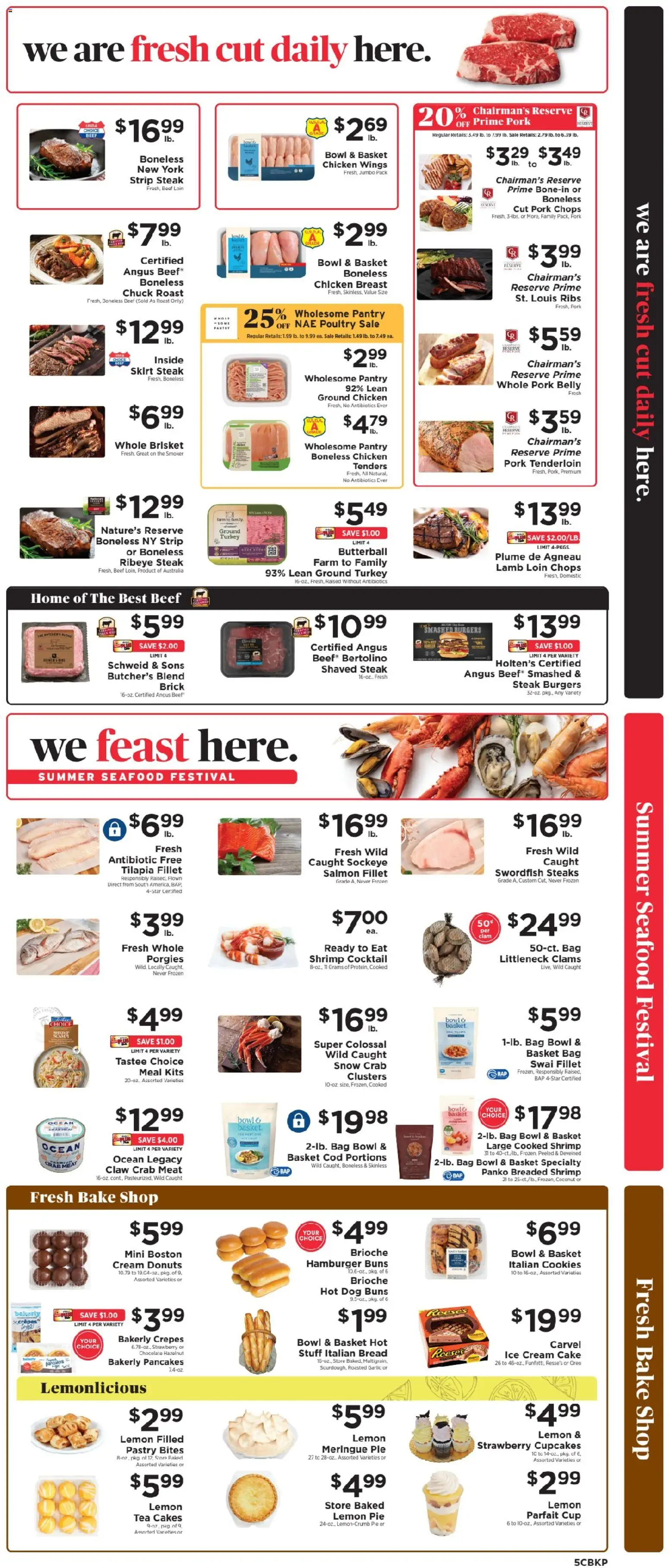 ShopRite Weekly Ad - valid from 07/19/2026 | Page: 6 | Products: Hamburger, Bread, Tea, Bag