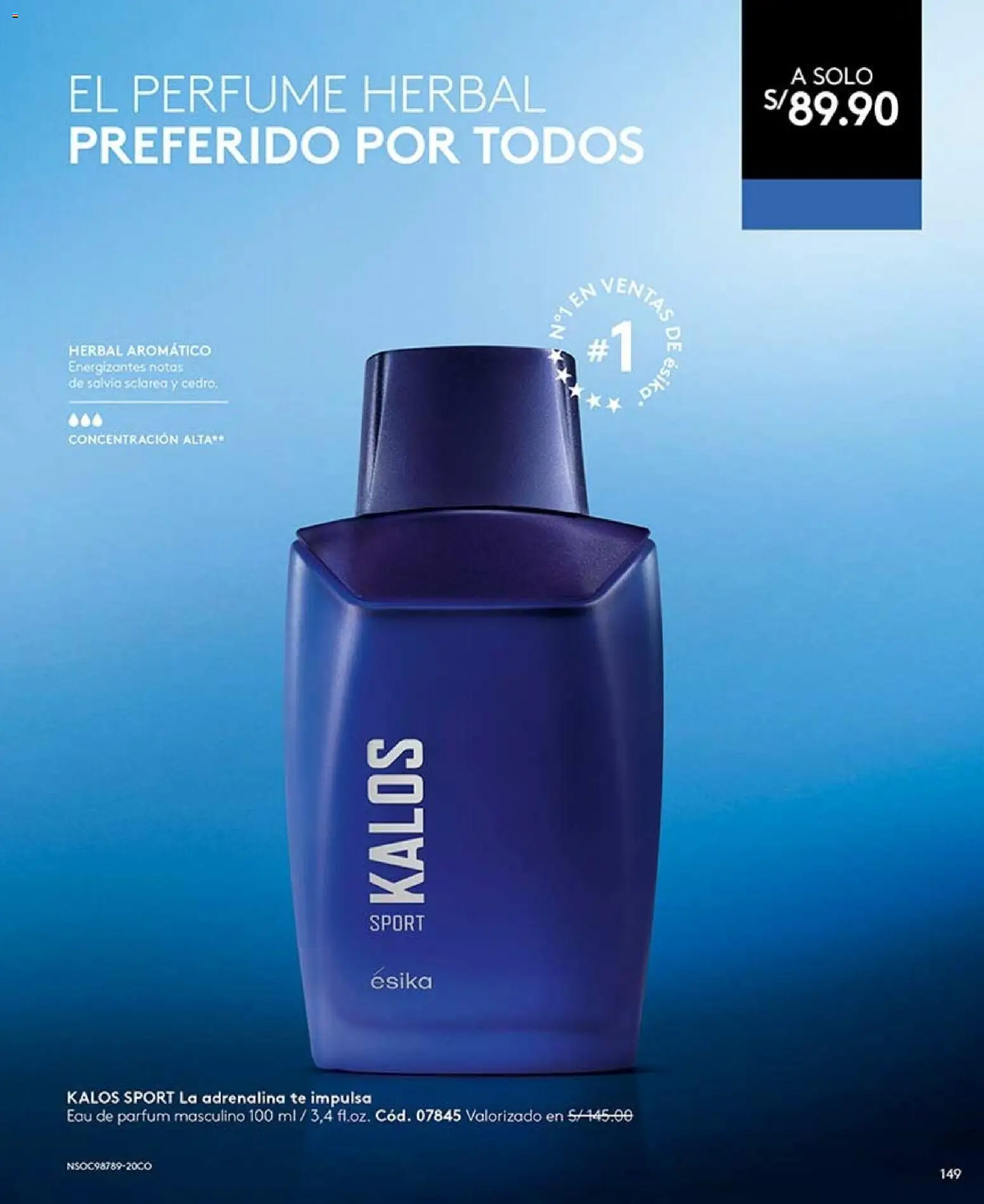 Catálogo Ésika válido desde 22/08/2026 | Página: 149 | Productos: Té, Perfume