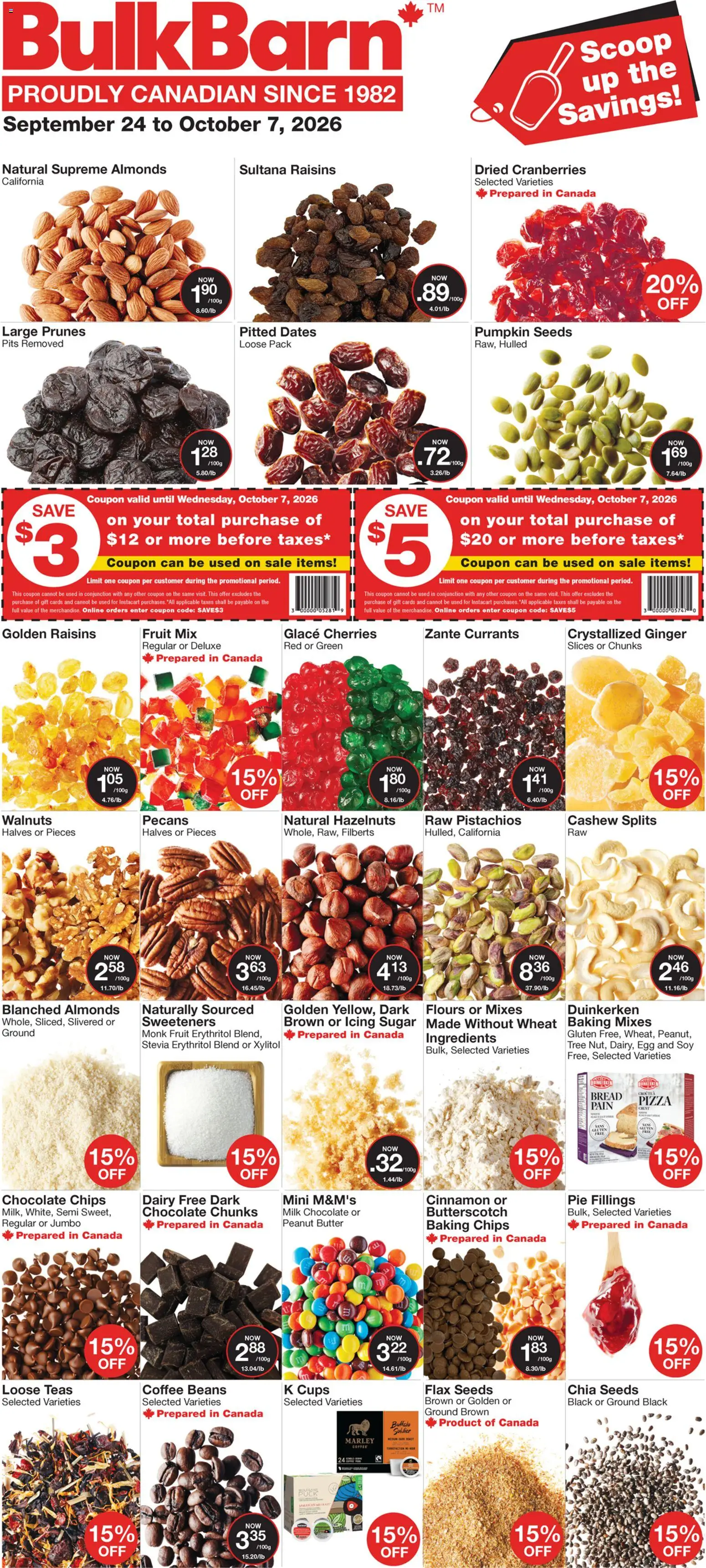 Bulk Barn flyer valid from Sep 24, 2026 | Page: 1