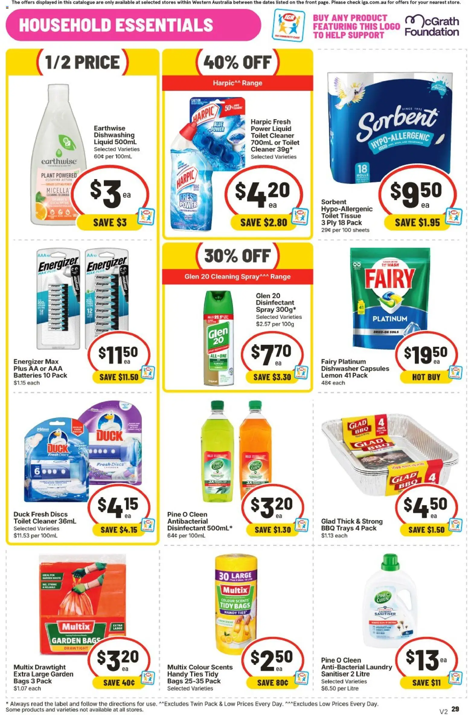 IGA catalogue - valid from 16/09/2026 | Page: 30 | Products: Household, Plant, Duck, Dishwasher
