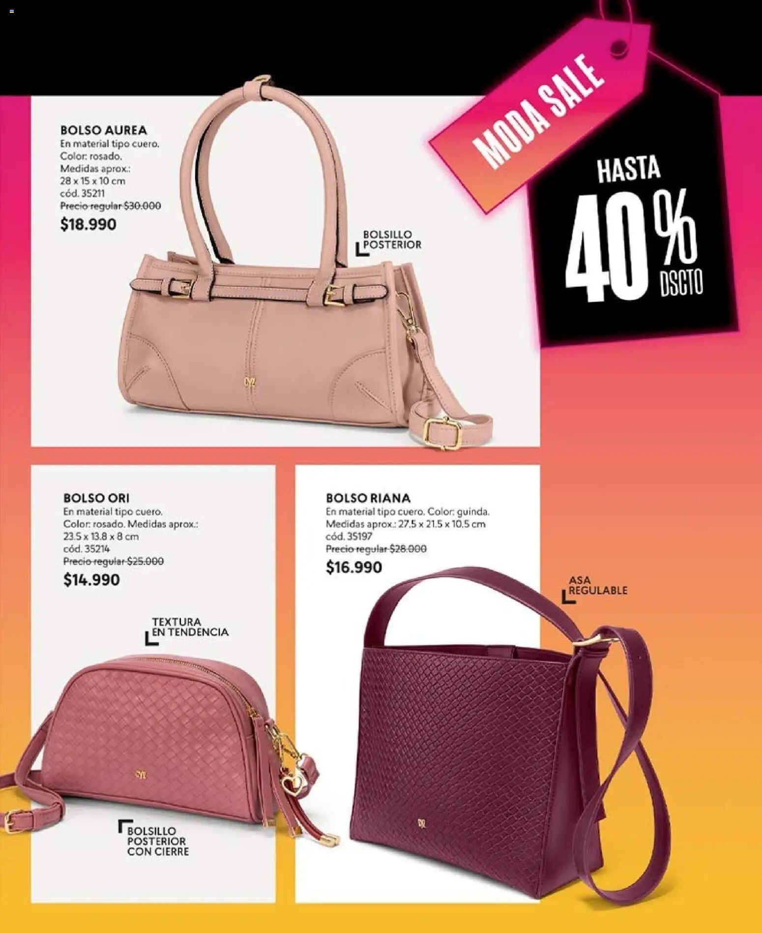 Catálogo CyZone Campaña 15 │ válido desde el 06.09.2026 | Página: 81 | Productos: Bolso