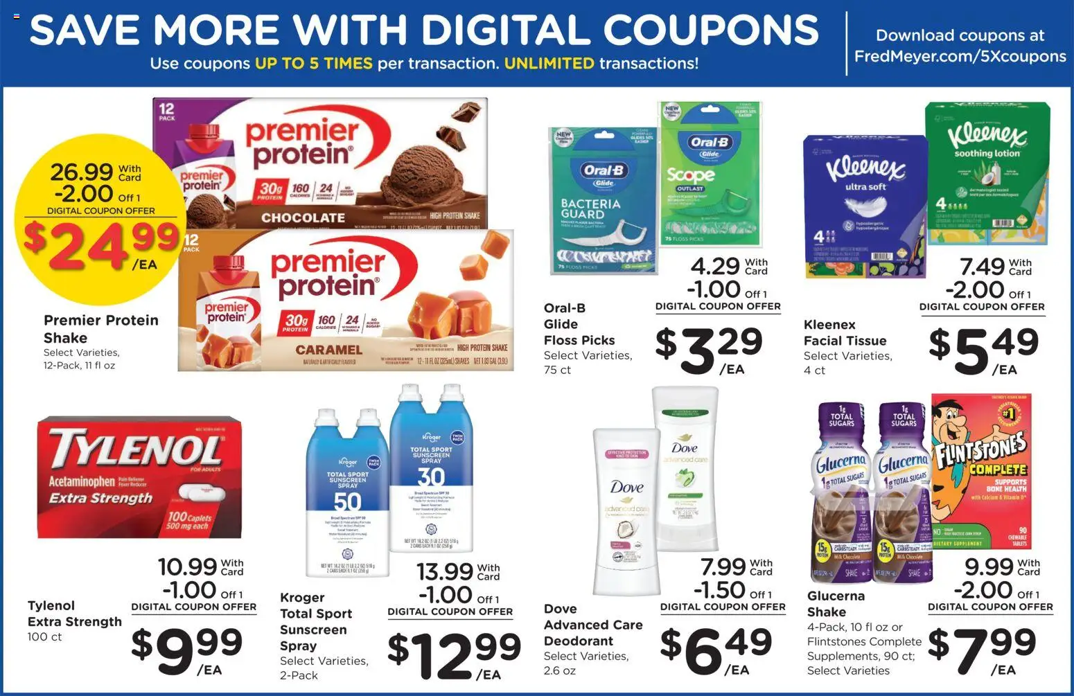 Fred Meyer Weekly Ad - valid from 08/26/2026 | Page: 11 | Products: Milk, Chocolate, Sunscreen, Protein