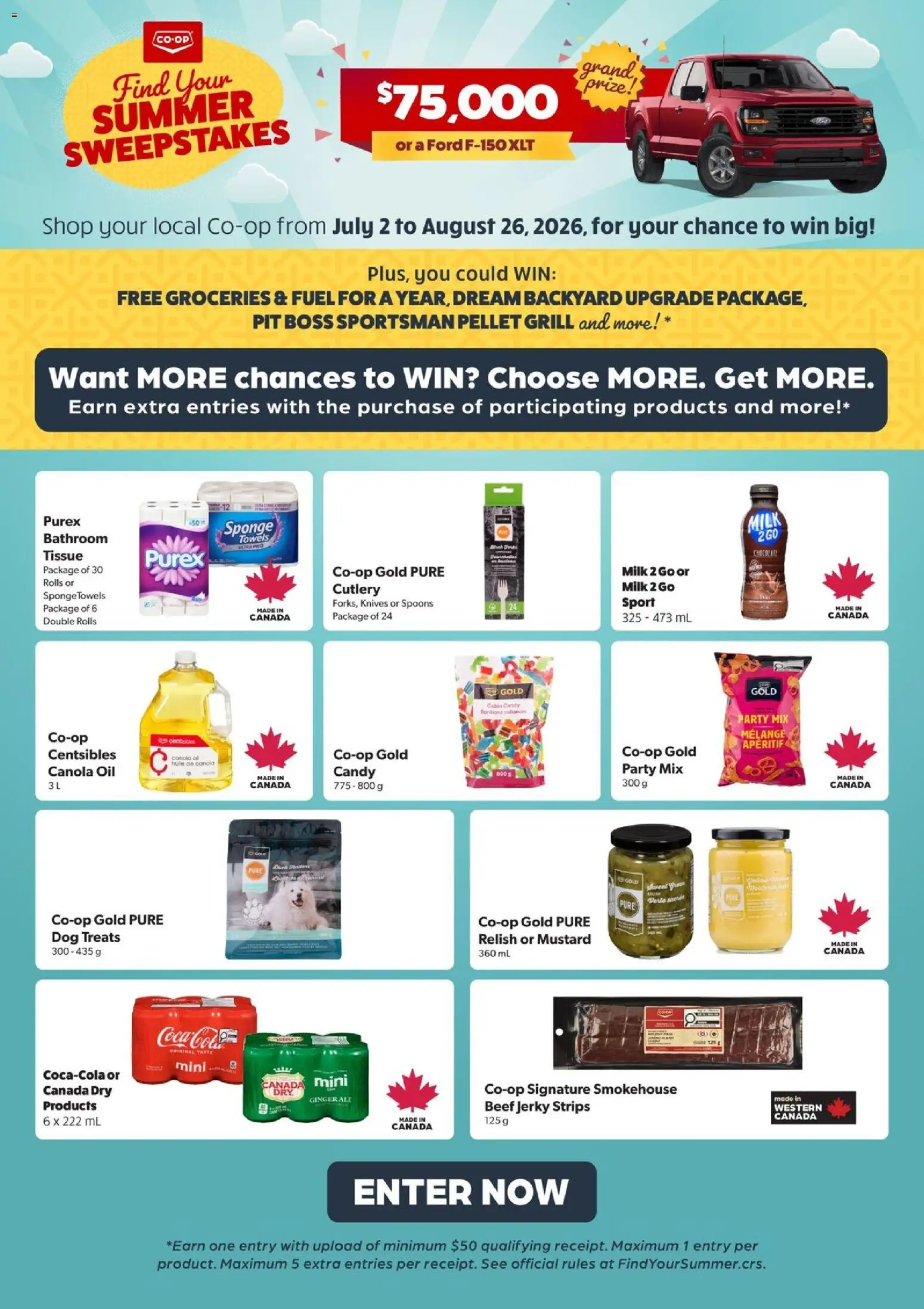 Co-op Food flyer valid from Jul 23, 2026 | Page: 3 | Products: Beef, Grill, Oil, Chocolate