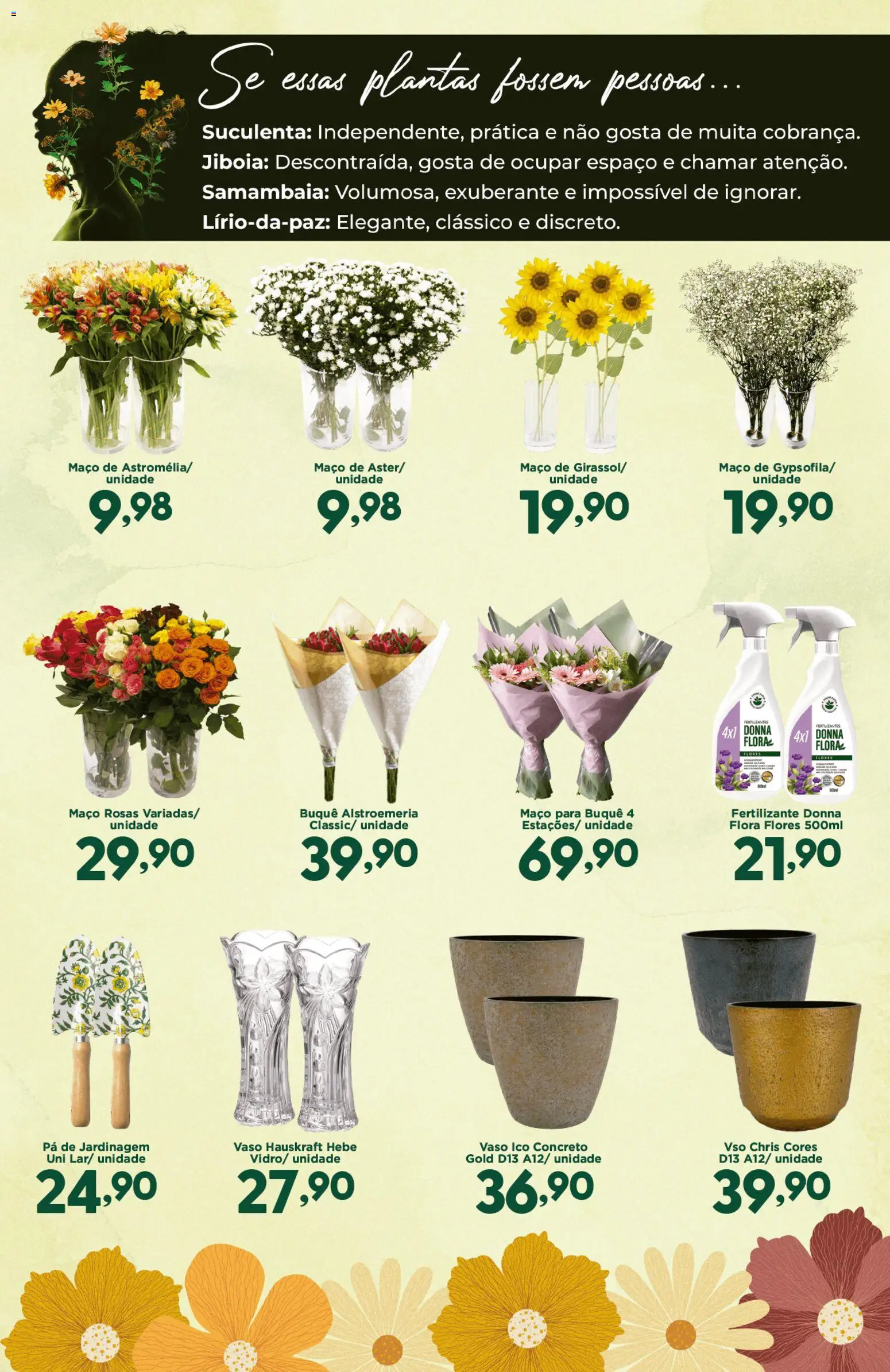 Confiança Folheto - válido de 25/09/2026 | Página: 3 | Produtos: Flores, Fertilizante, Vaso, Pá