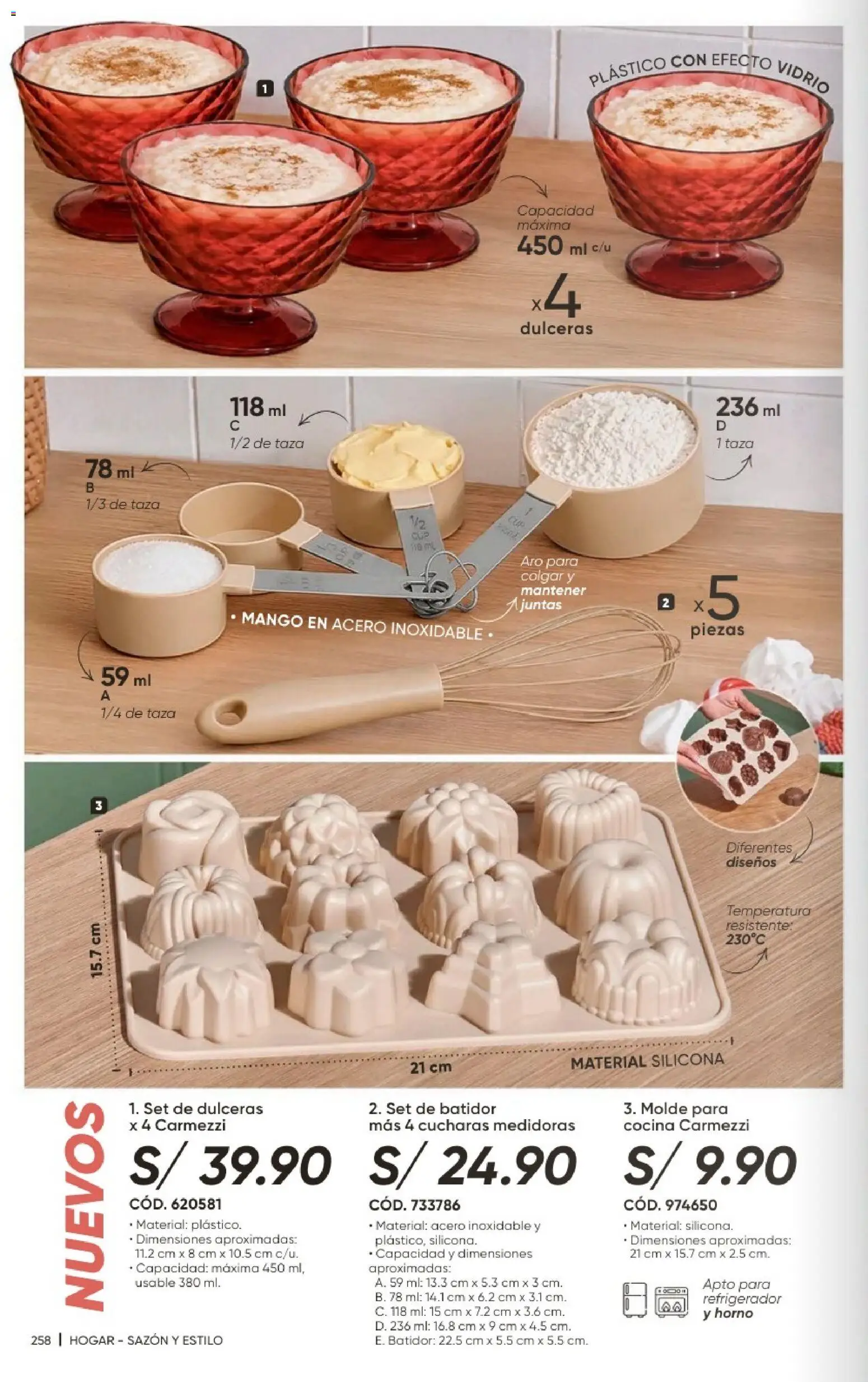 Catálogo Azzorti válido desde 21/09/2026 | Página: 260 | Productos: Mango, Refrigerador, Horno, Cocina