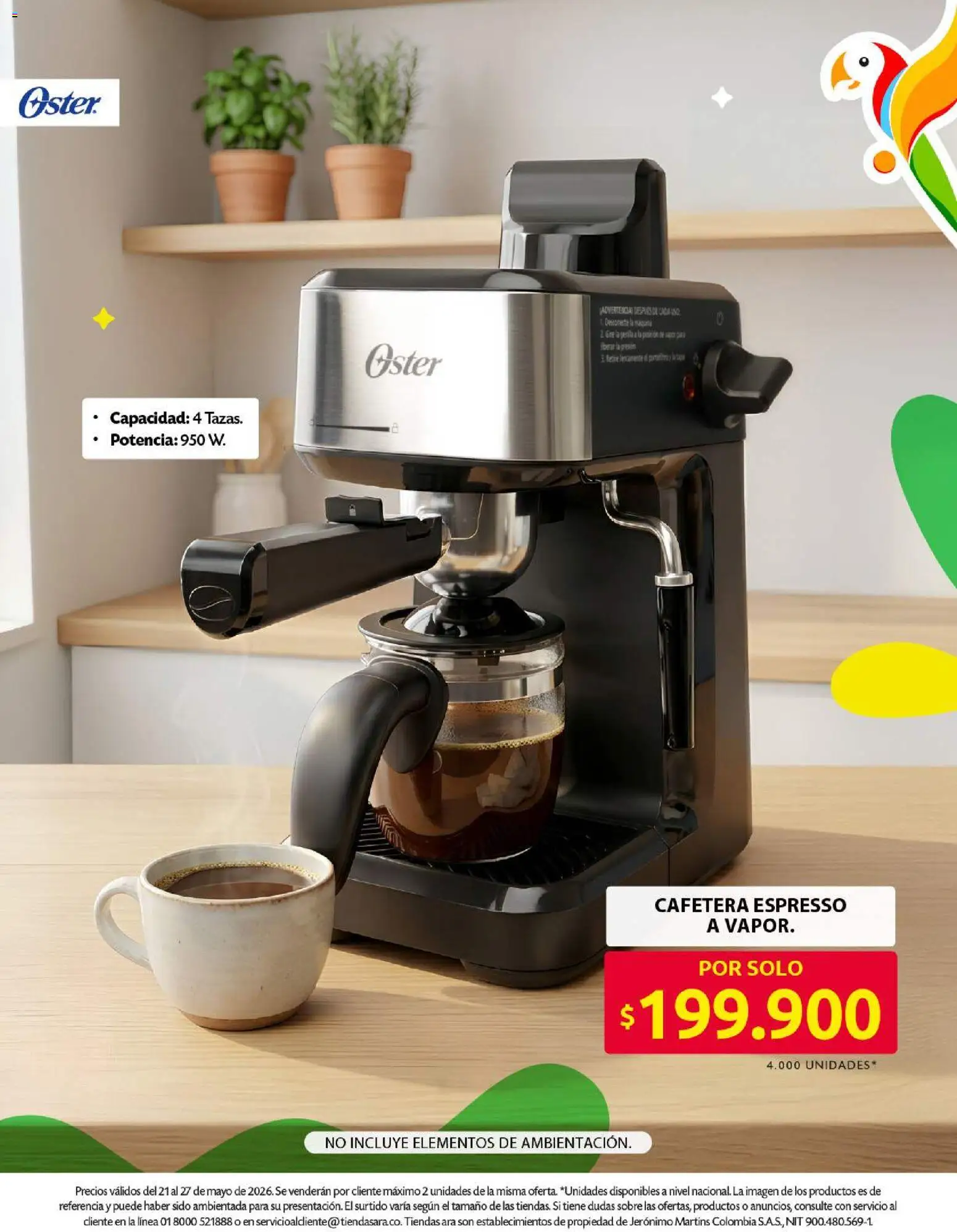Ara revista - valida desde el 21.05.2026 | Página: 21 | Productos: Cafetera, Sobre