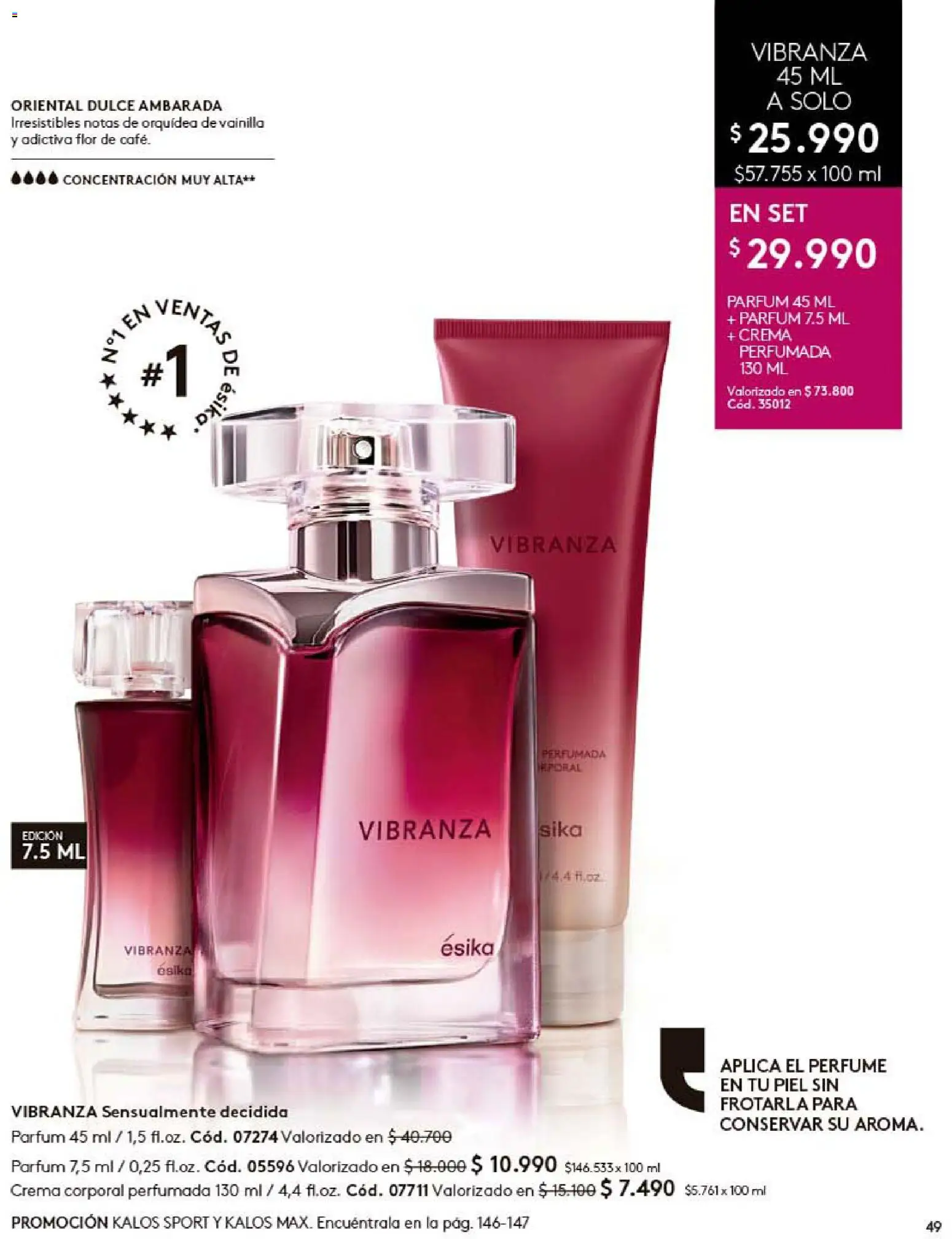 Catálogo Ésika Campaña 10 │ válido desde el 01.06.2026 | Página: 49 | Productos: Perfume, Crema