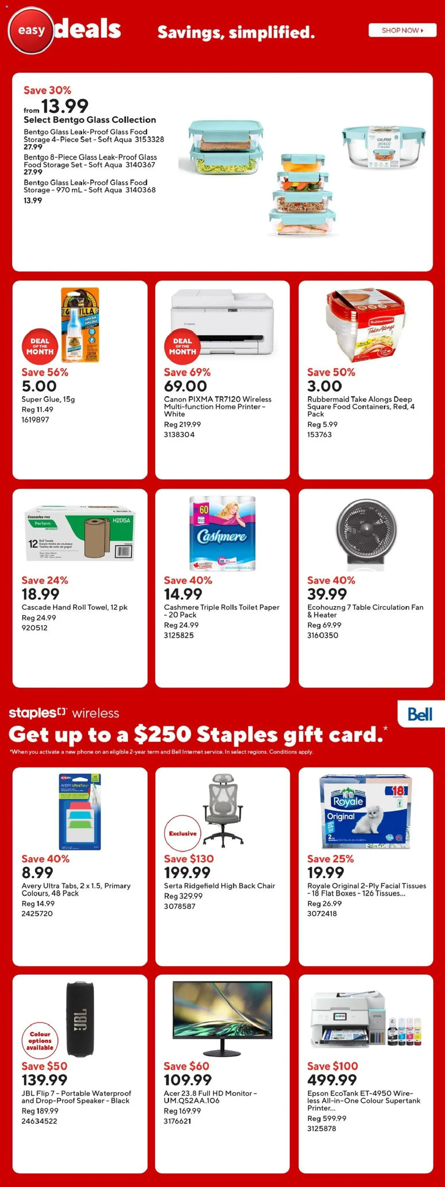 Staples flyer valid from Oct 9, 2026 | Page: 3