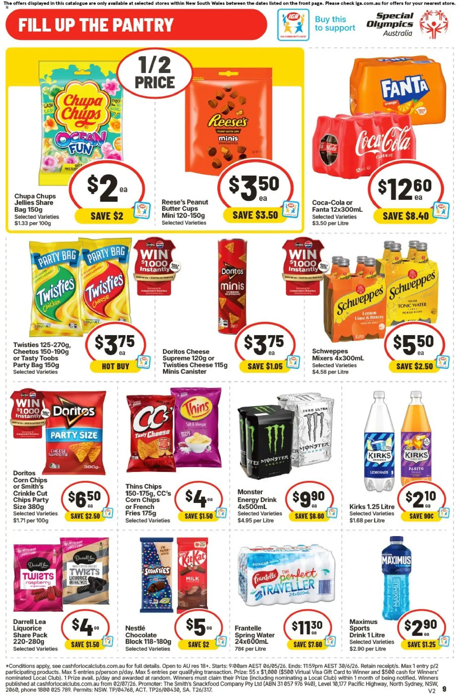 IGA catalogue - valid from 13.05.2026 | Page: 9 | Products: Bacon, Chicken, Lamb, Beef