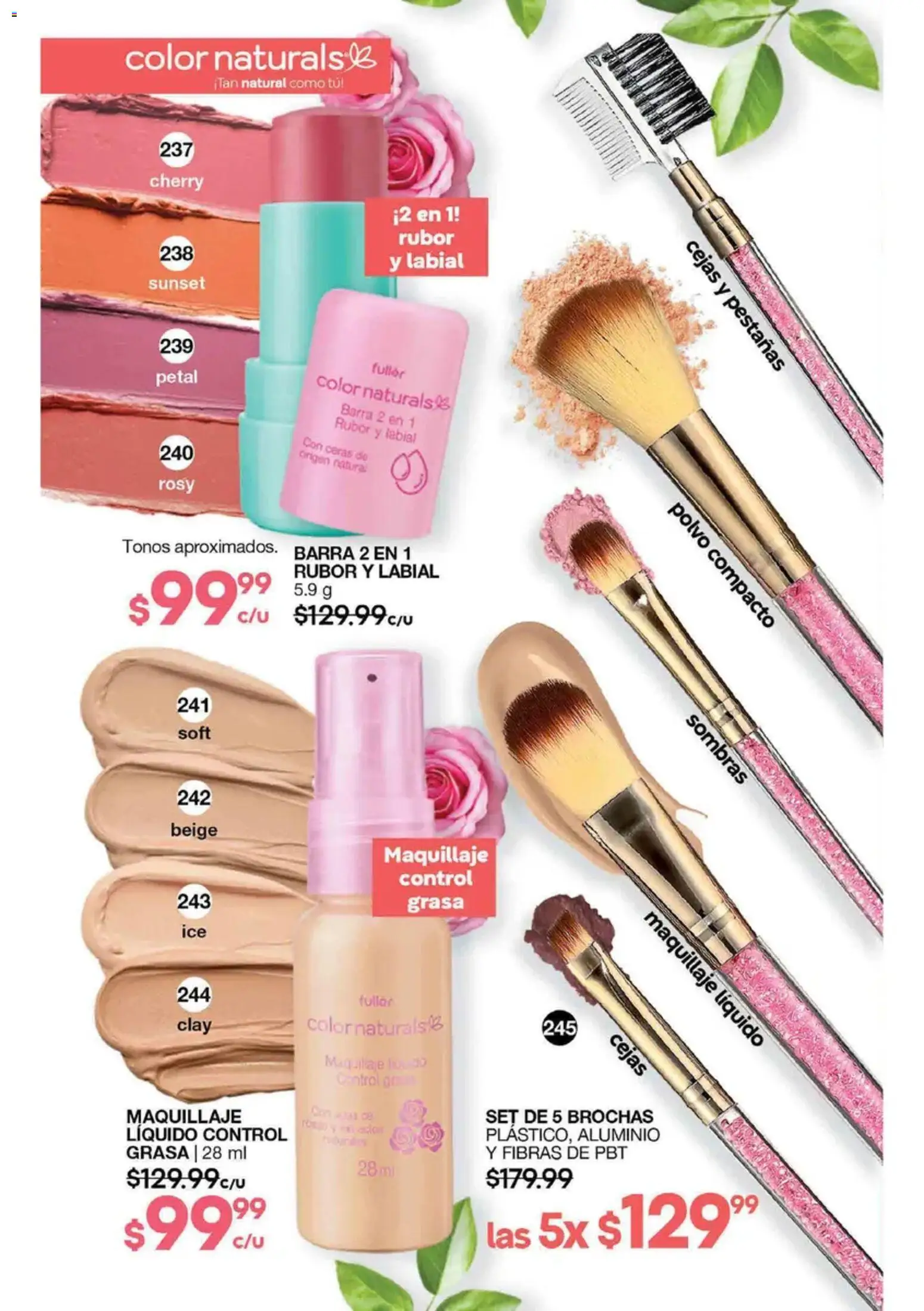 Nuevas ofertas de Fuller válidas en toda la República Mexicana desde el 19/08/2026. ¡Encuentra las mejores ofertas en Fuller campaña 10 2026! | Página: 100 | Productos: Polvo compacto, Barra, Polvo, Rubor