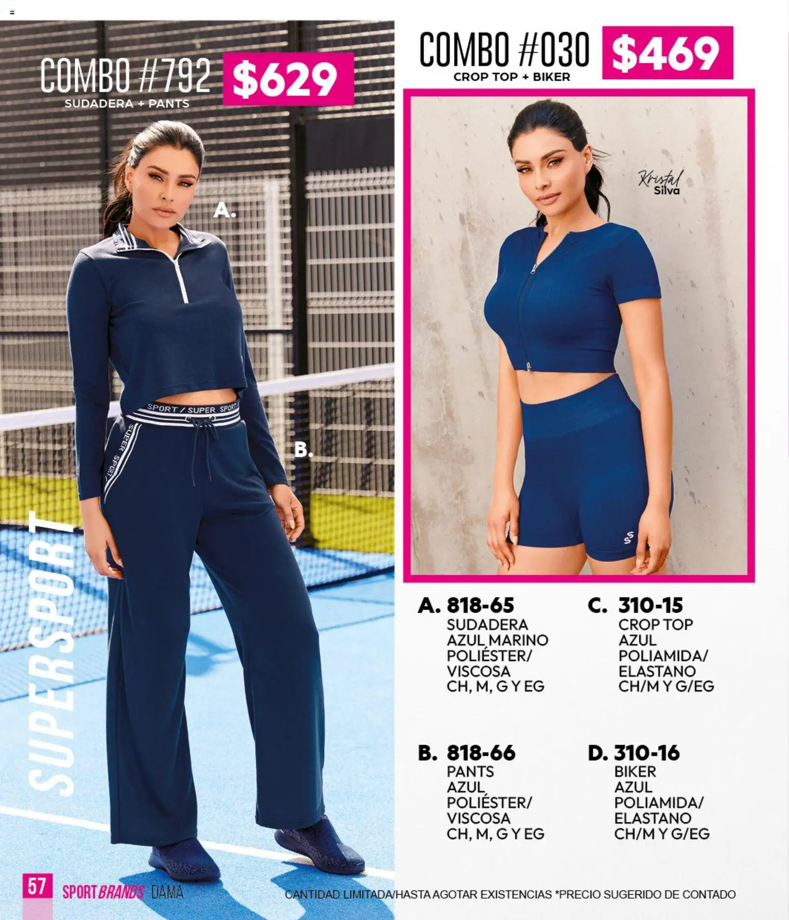 Nuevas ofertas de Cklass válidas en toda la República Mexicana desde el 05.03.2026. ¡Encuentra las mejores ofertas en Cklass catálogo Sportbrands Verano Caballero! | Página: 185 | Productos: Sudadera, Top, Pants