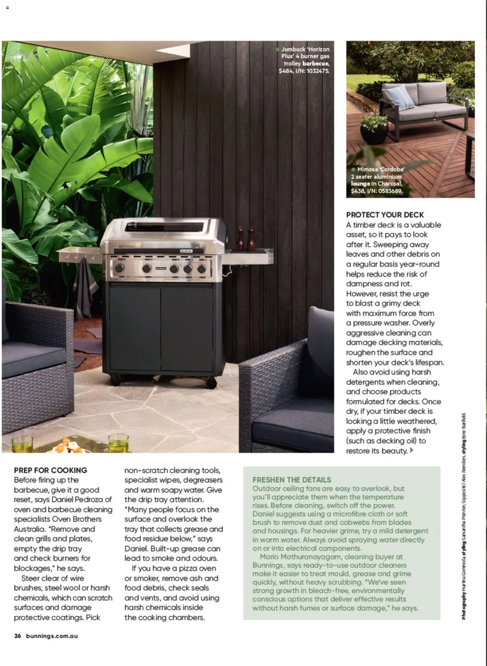 Bunnings Warehouse catalogue - valid from 01/10/2026 | Page: 26 | Products: Oil, Pizza, Detergent, Oven
