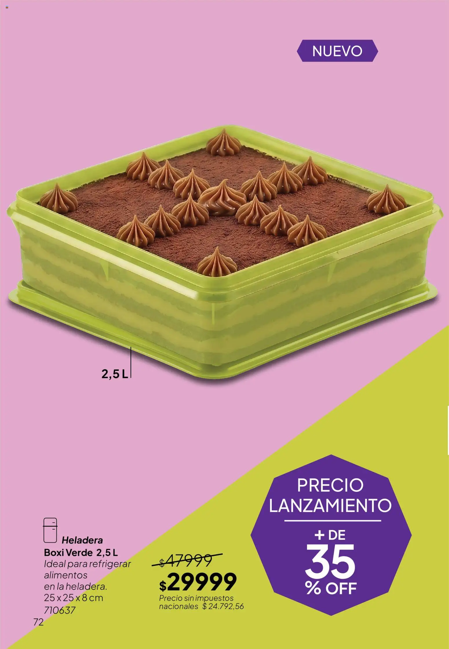 Tupperware Folleto │ válido desde el 01/09/2026 | Página: 73 | Productos: Alimentos, Heladera
