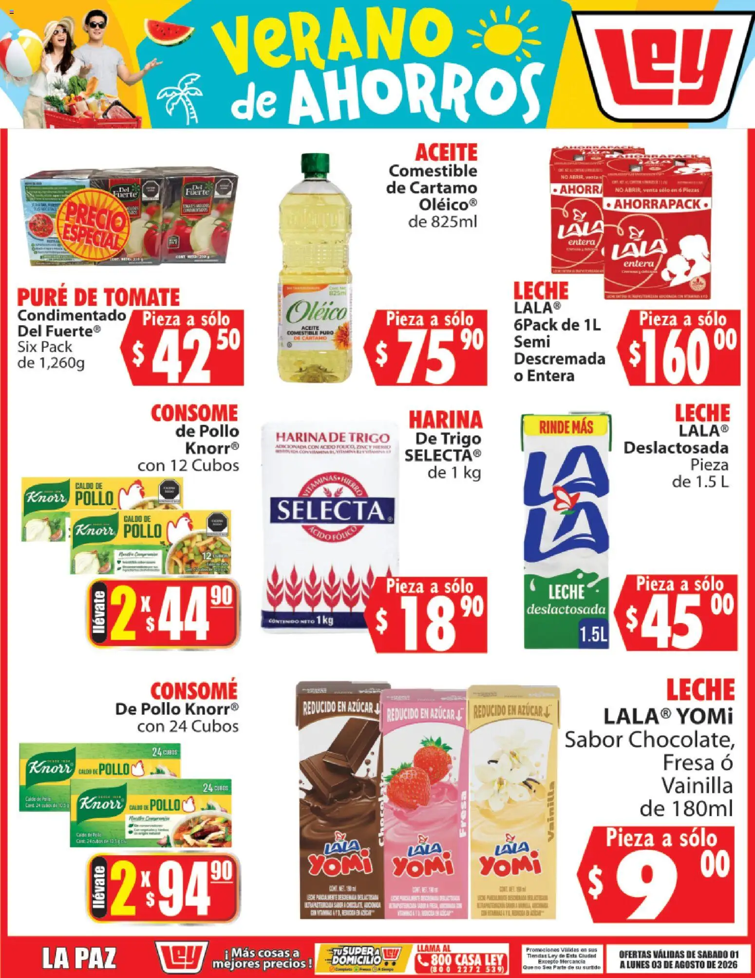Nuevas ofertas de Casa Ley válidas en toda la República Mexicana desde el 01/08/2026. ¡Encuentra las mejores ofertas en Casa Ley folleto Verano de ahorros! | Página: 1