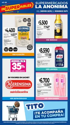 Vista previa La Anonima catálogo válido desde el 22/10/2026