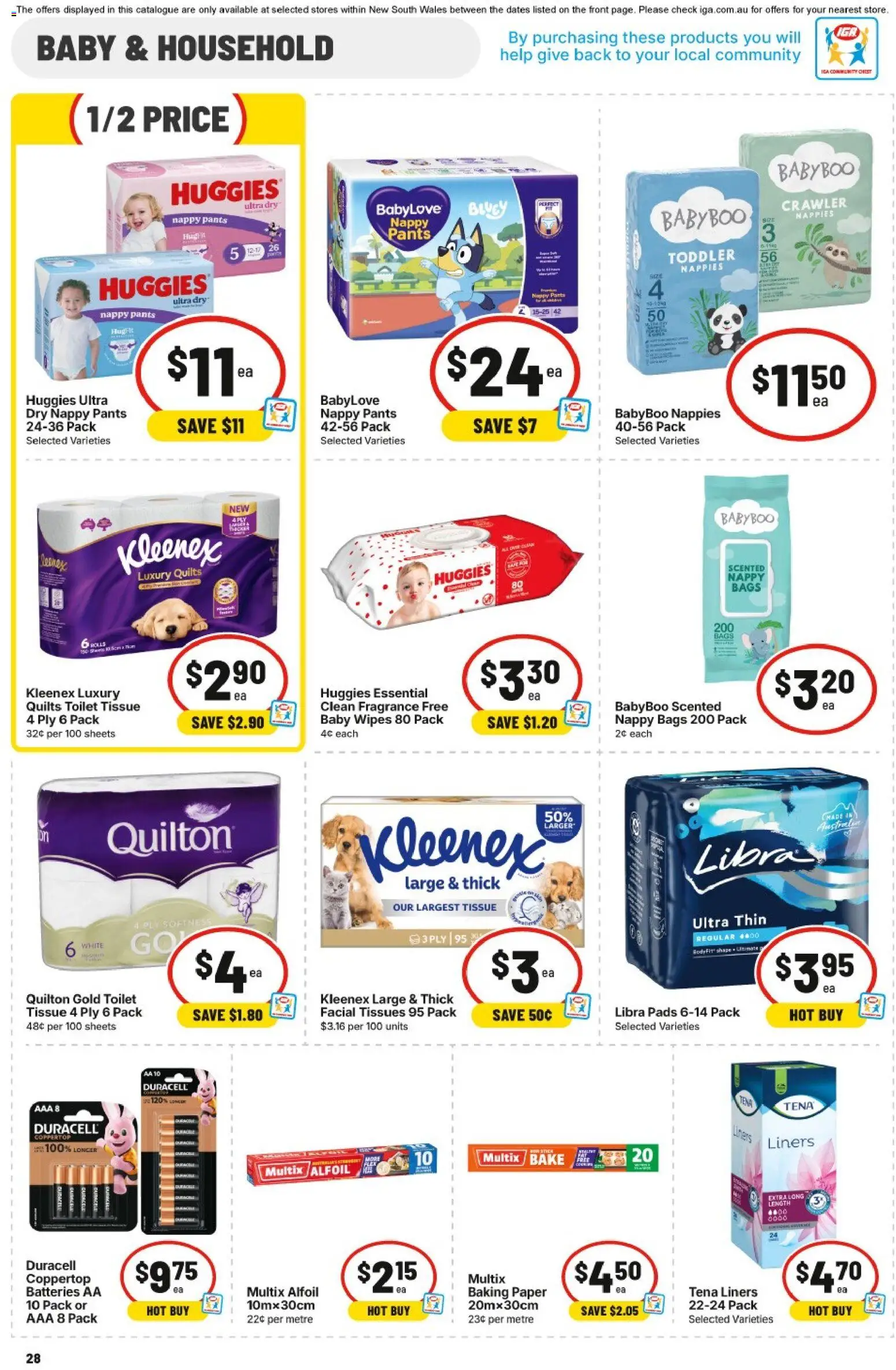 Coles catalogue - valid from 03.06.2026 | Page: 28 | Products: Household, Fragrance, Nappies, Tissues