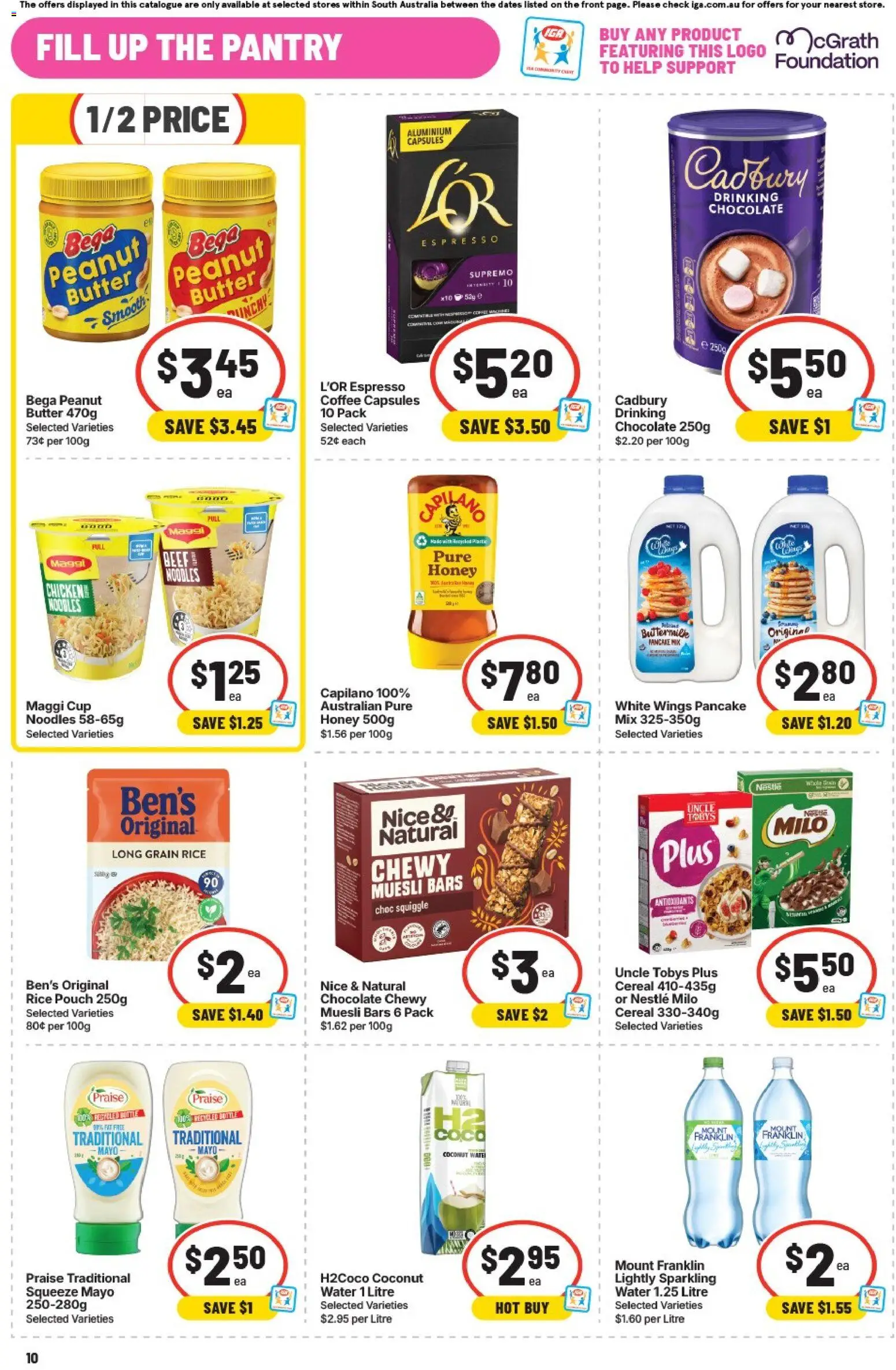 IGA catalogue - valid from 09/09/2026 | Page: 11 | Products: Chocolate, Chicken, Coconut, Muesli