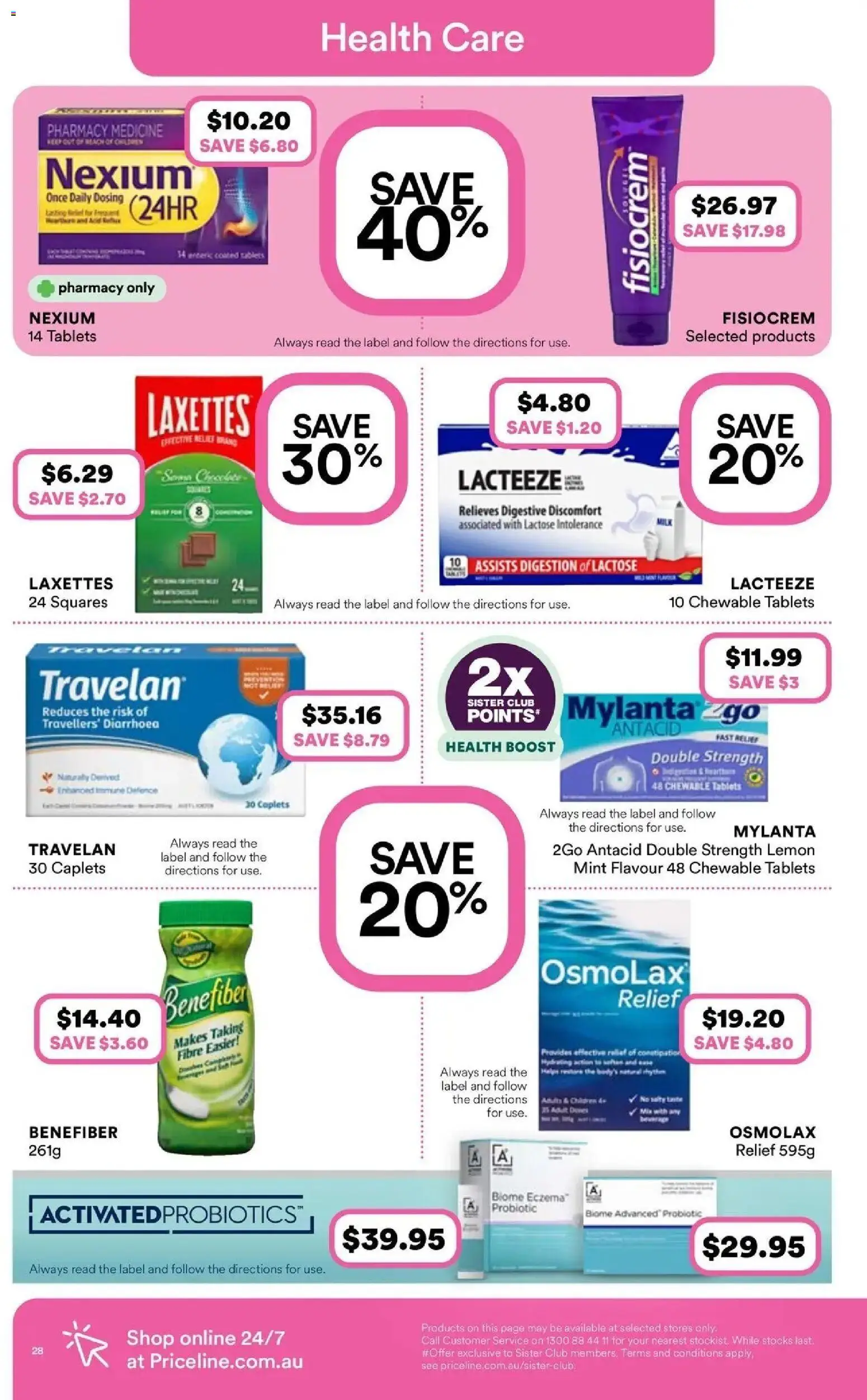 Priceline Pharmacy catalogue - valid from 03.06.2026 | Page: 28 | Products: Lemon, Tablets