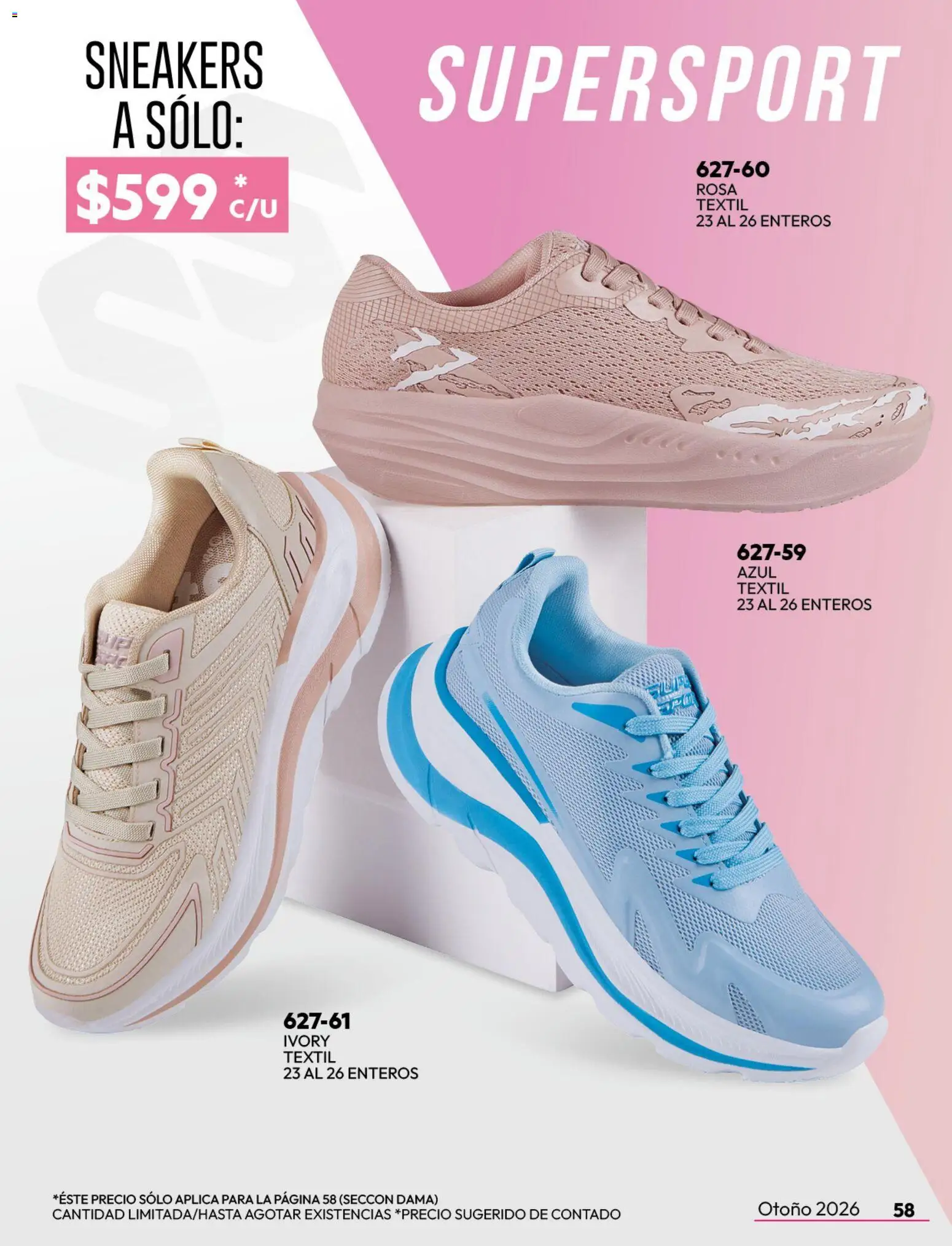 Nuevas ofertas de Cklass válidas en toda la República Mexicana desde el 08/07/2026. ¡Encuentra las mejores ofertas en Cklass catálogo Sportbrands dama! | Página: 59