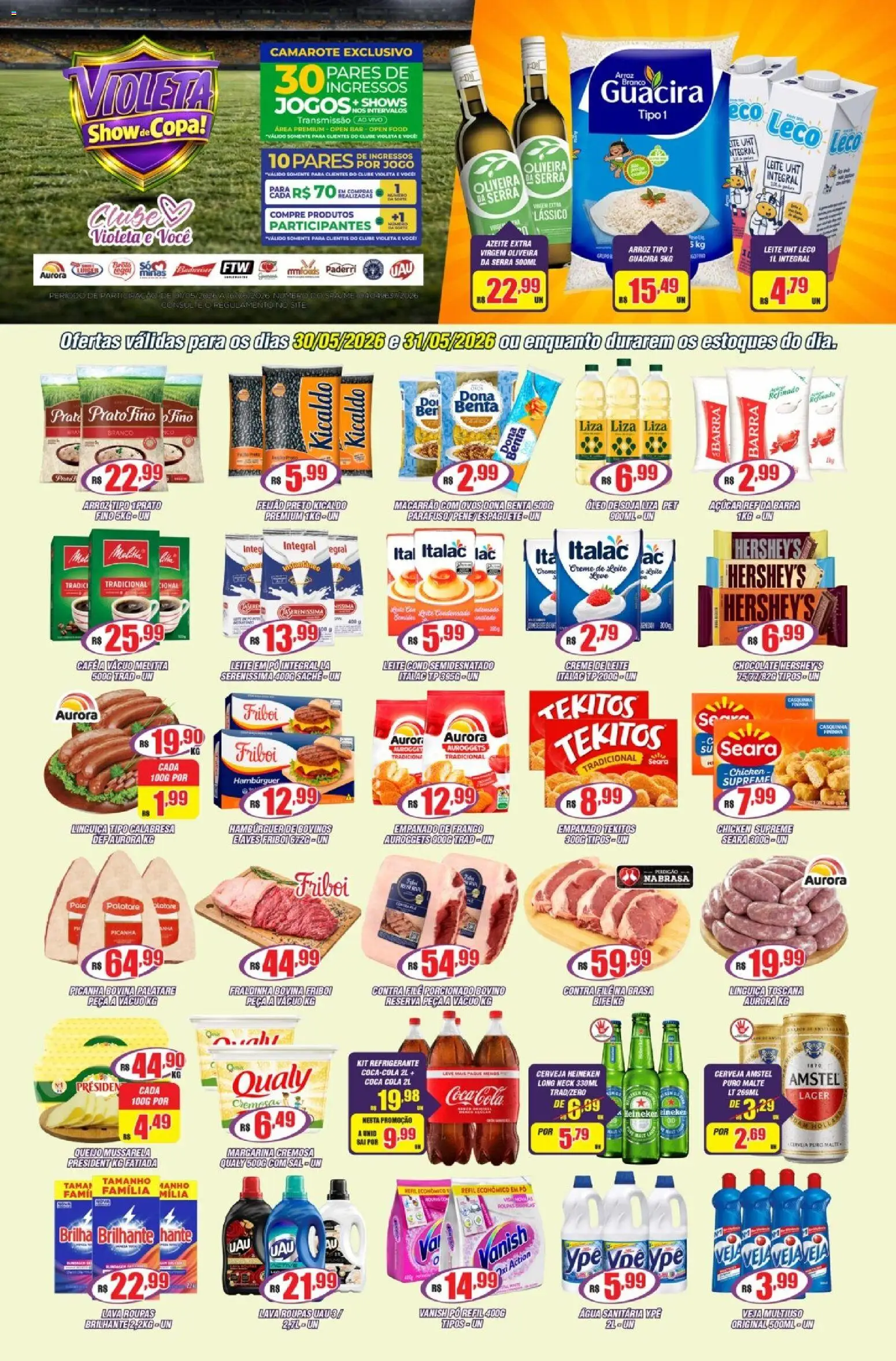 Violeta Supermercados Folheto - válido de 30.05.2026 | Página: 1