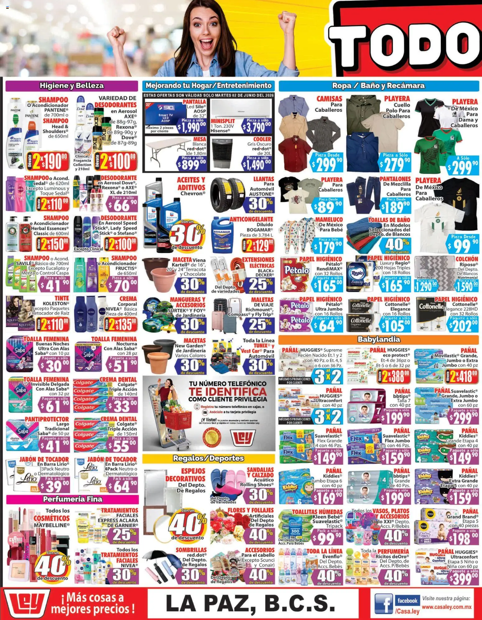 Nuevas ofertas de Casa Ley válidas en toda la República Mexicana desde el 02.06.2026. ¡Encuentra las mejores ofertas en Casa Ley folleto Autoservicio La Paz, BCS! | Página: 3