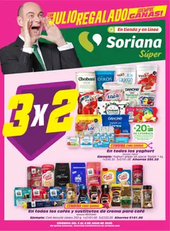 Vista previa de Soriana Julio Regalado Súper Nacional, nuevo folleto de la tienda, válido en México a partir del 03/07/2026