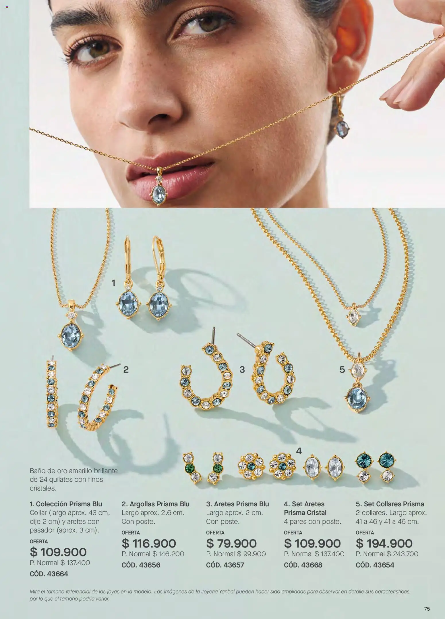 Yanbal revista - valida desde el 20/06/2026 | Página: 75 | Productos: Baño, Collar, Collares, Dije
