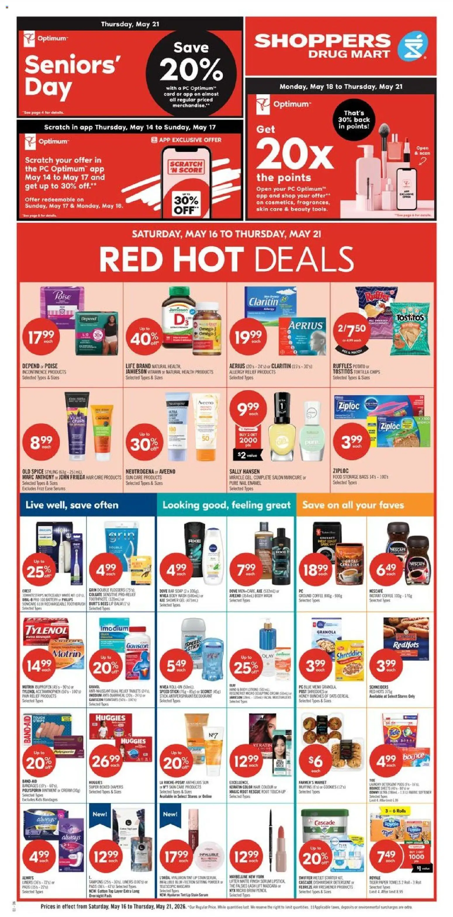 Shoppers Flyer from May 15, 2026 - Unlock Huge Savings | Canada