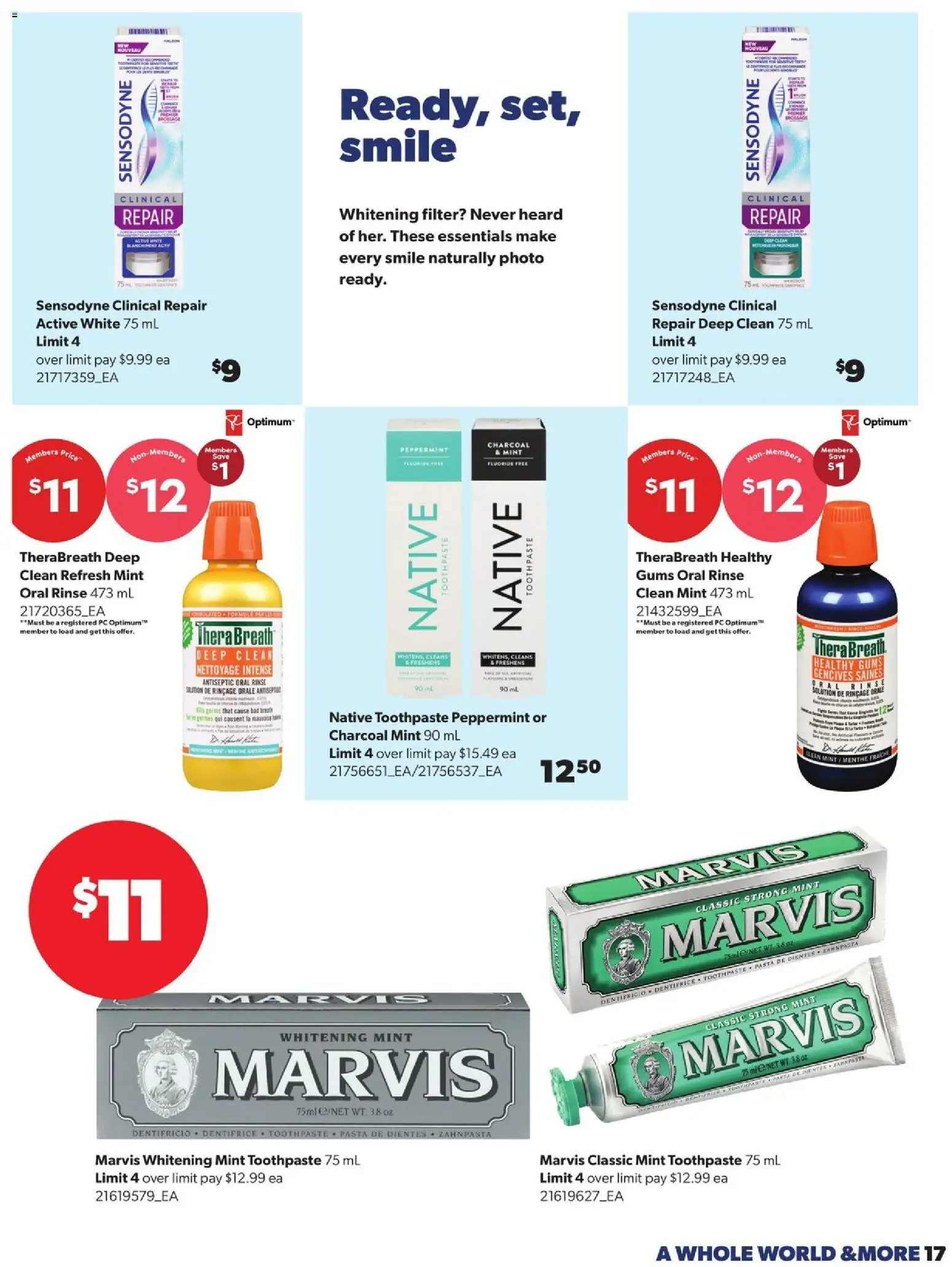 Real Canadian Superstore flyer valid from Oct 1, 2026 | Page: 17 | Products: PC, Toothpaste, Charcoal