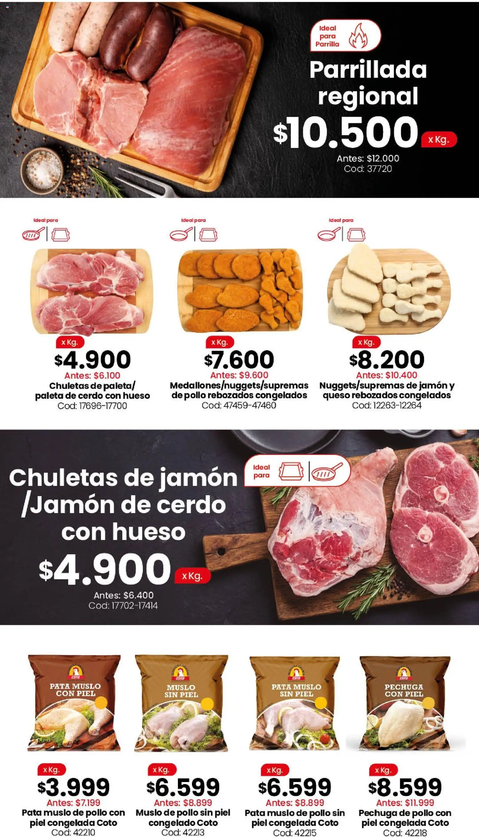 Coto - Ofertas │ válido desde el 13/07/2026 | Página: 2 | Productos: Pollo, Queso, Jamón, Cerdo