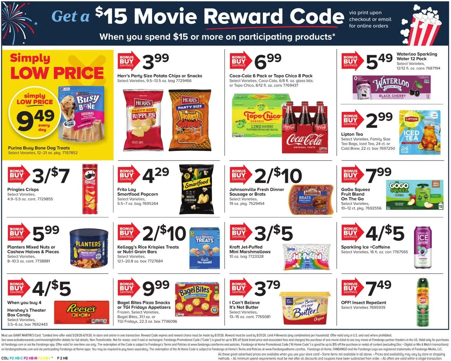 Giant Weekly Ad - valid from 29.05.2026 | Page: 2 | Products: Butter, Sausage, Lime, Bag
