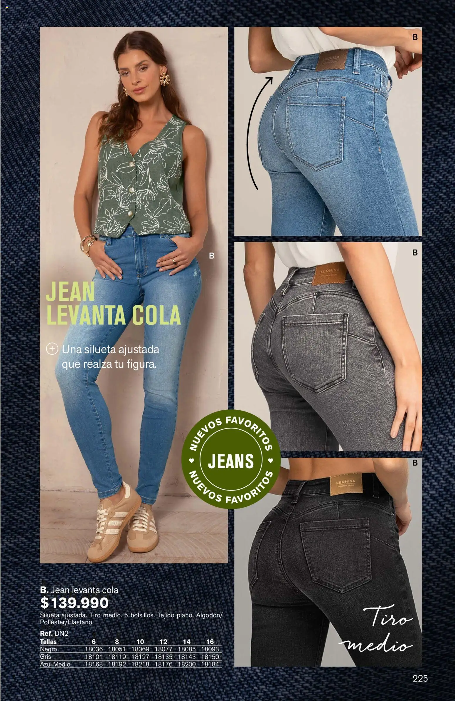 Leonisa revista - valida desde el 11/09/2026 | Página: 225 | Productos: Jean
